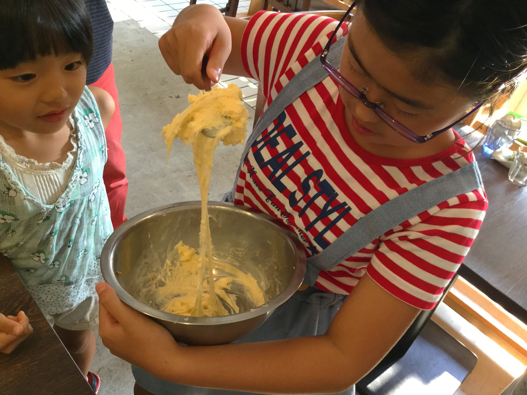 夏休みの宿題　トルコアイス作り