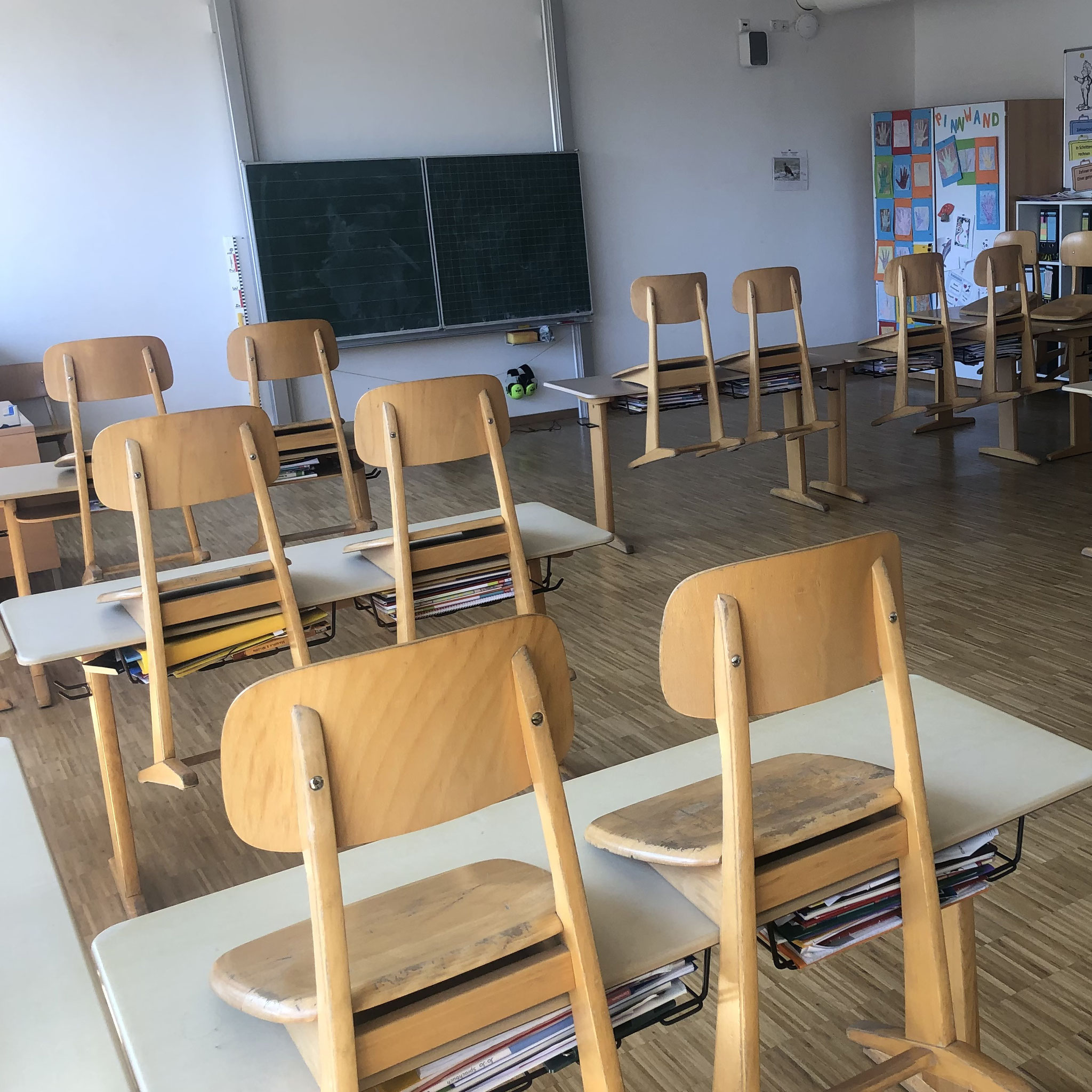 Klassenzimmer im Mittelbau