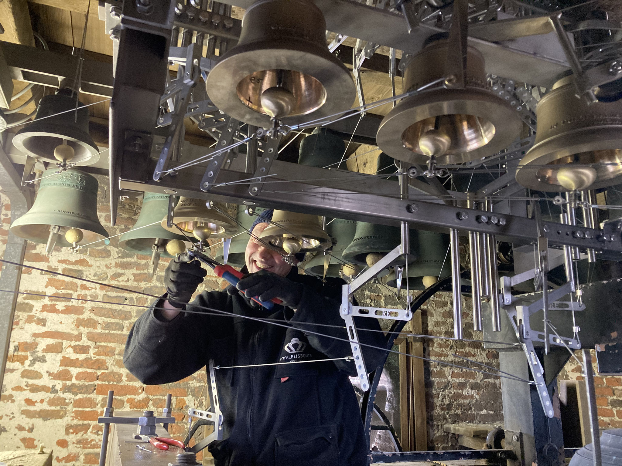 Druk aan het werk 