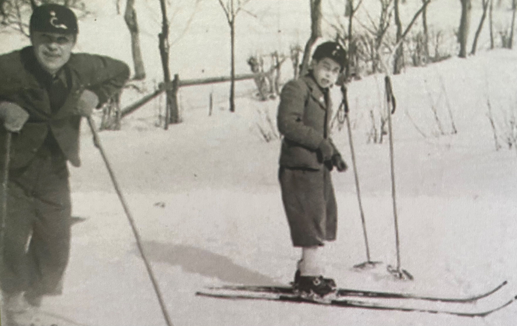 Skifahren in Kapfenberg um 1968