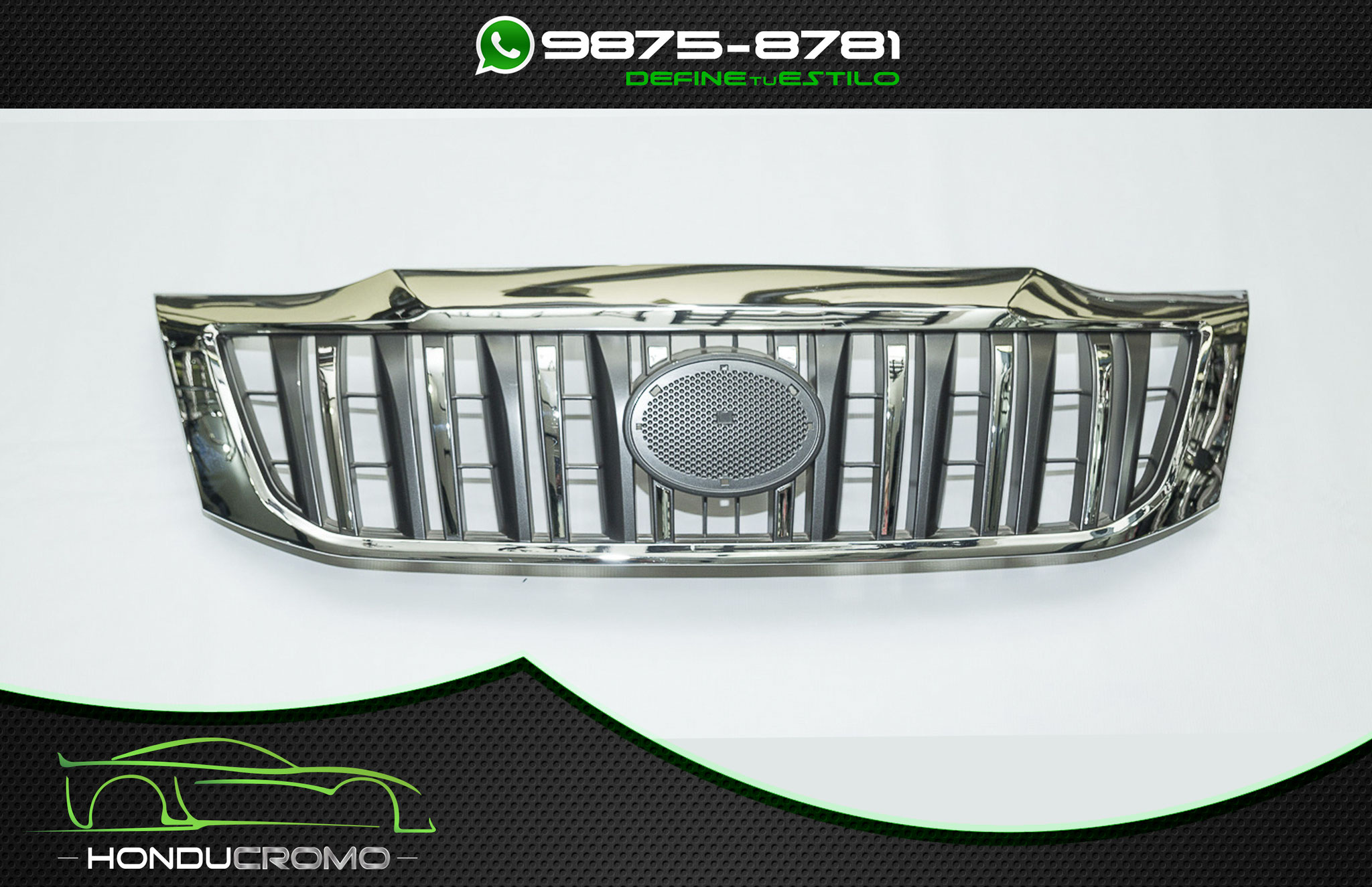 Parrilla frontal de lujo para Toyota Hilux Vigo año del 2012 al 2015