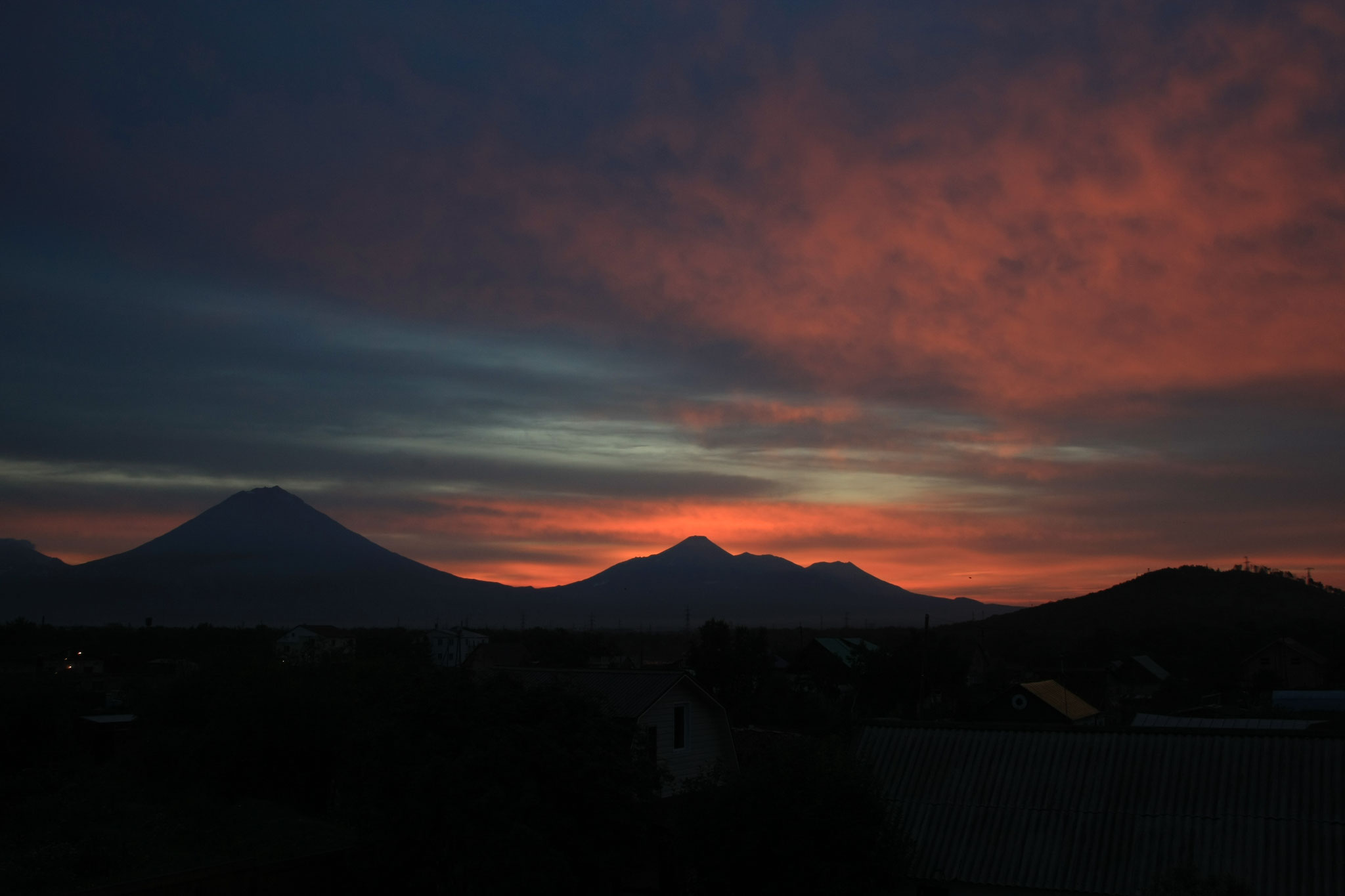 Sunrise at Petropavlovsk, Kamtschatka