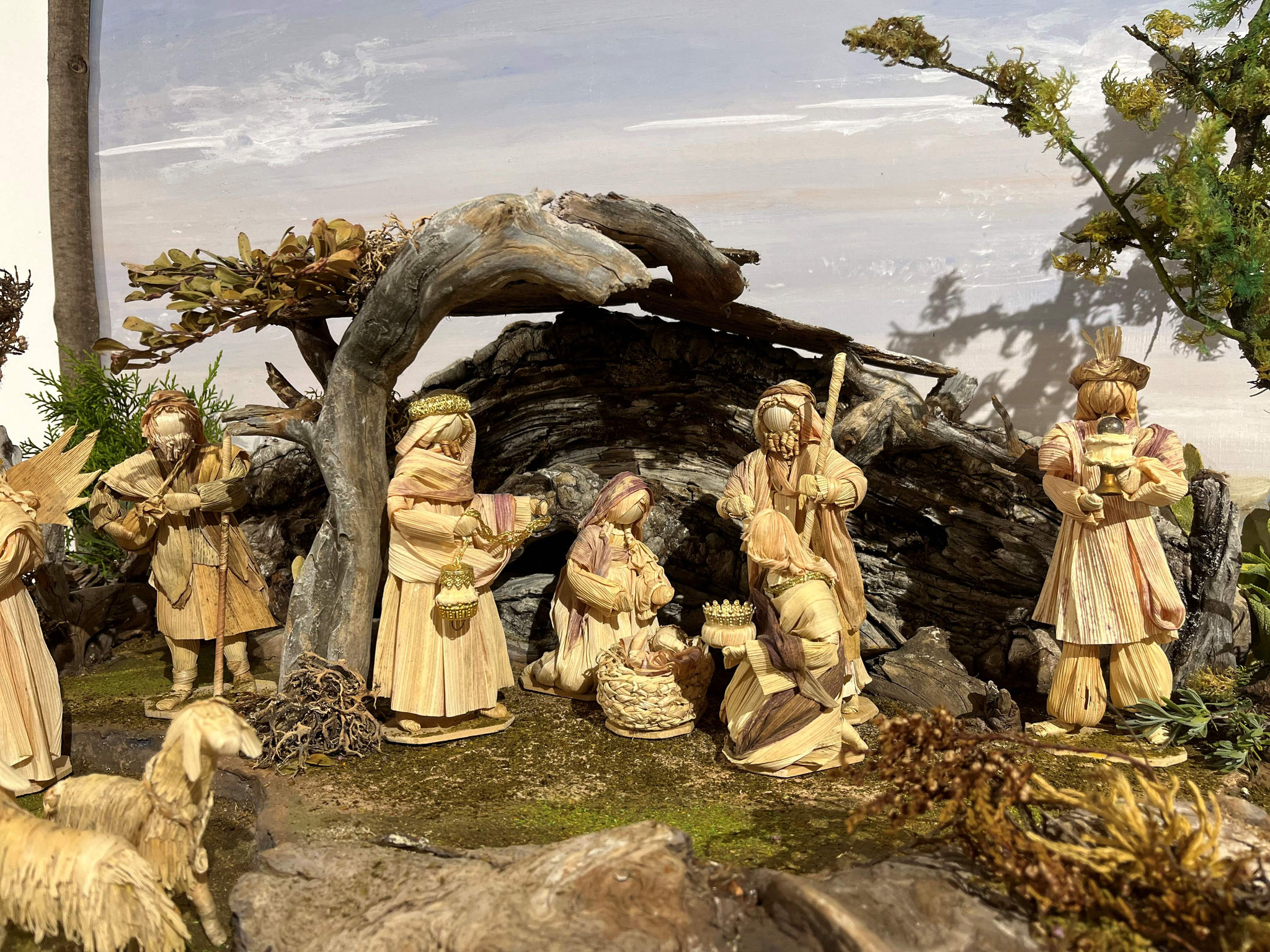 Maisstrohkrippe - Foto (c) Verband der Krippenfreunde Österreichs