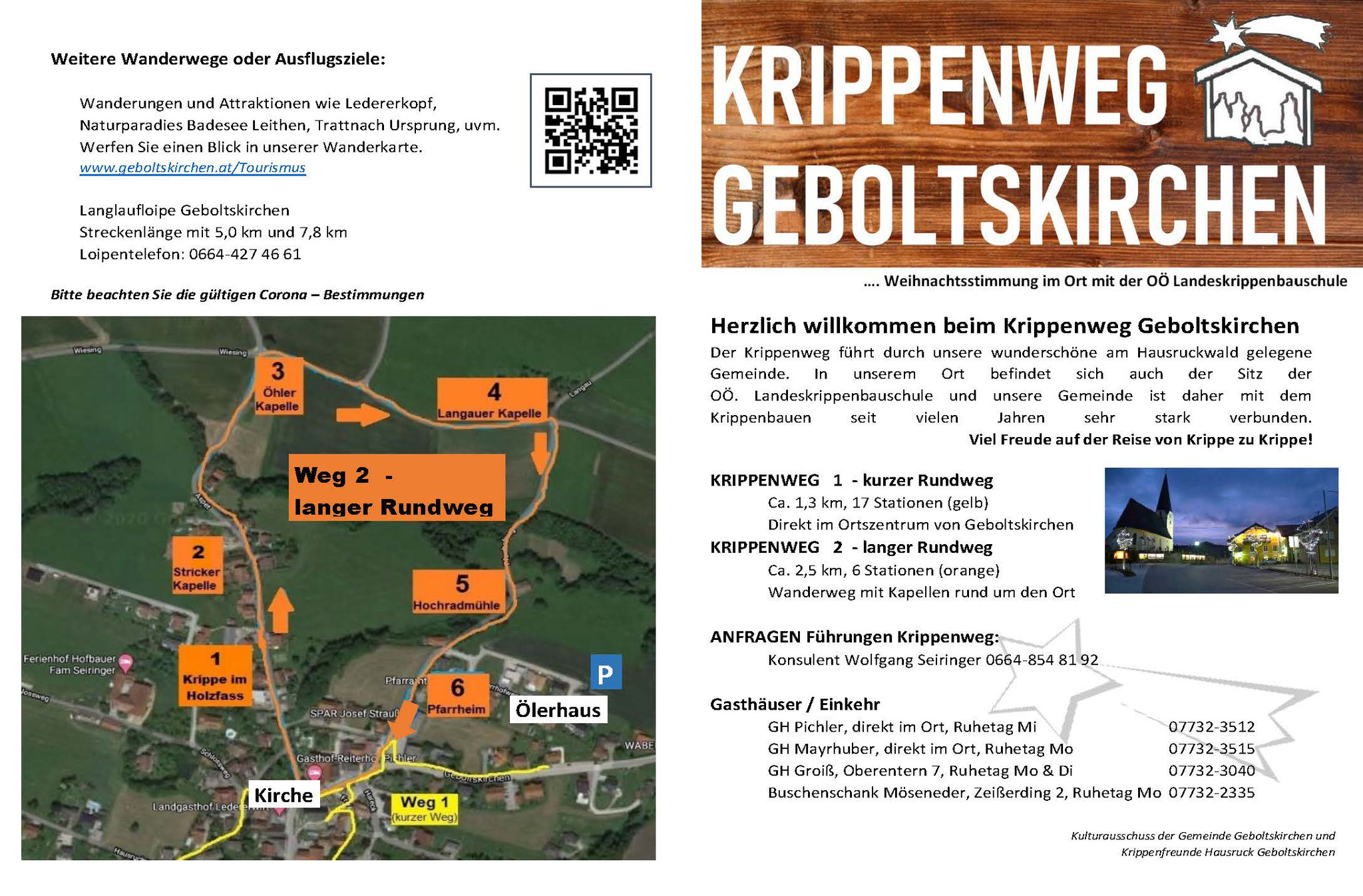 Beschreibung Krippenweg Geboltskirchen - (c) Tourismusverband Geboltskirchen