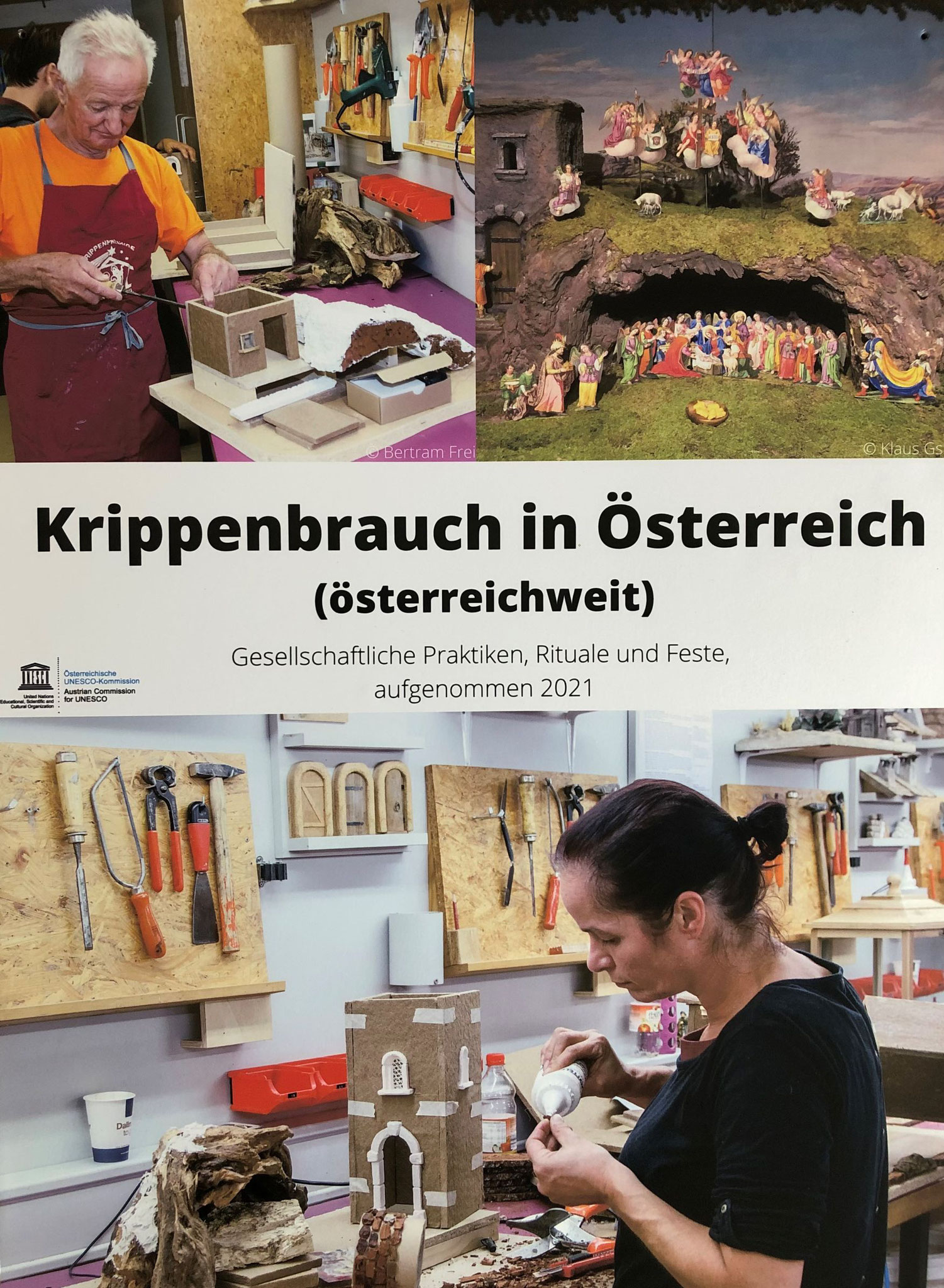 UNESCO Tafel "Krippenbrauch in Österreich" - Foto (c) Verband der Krippenfreunde Österreichs