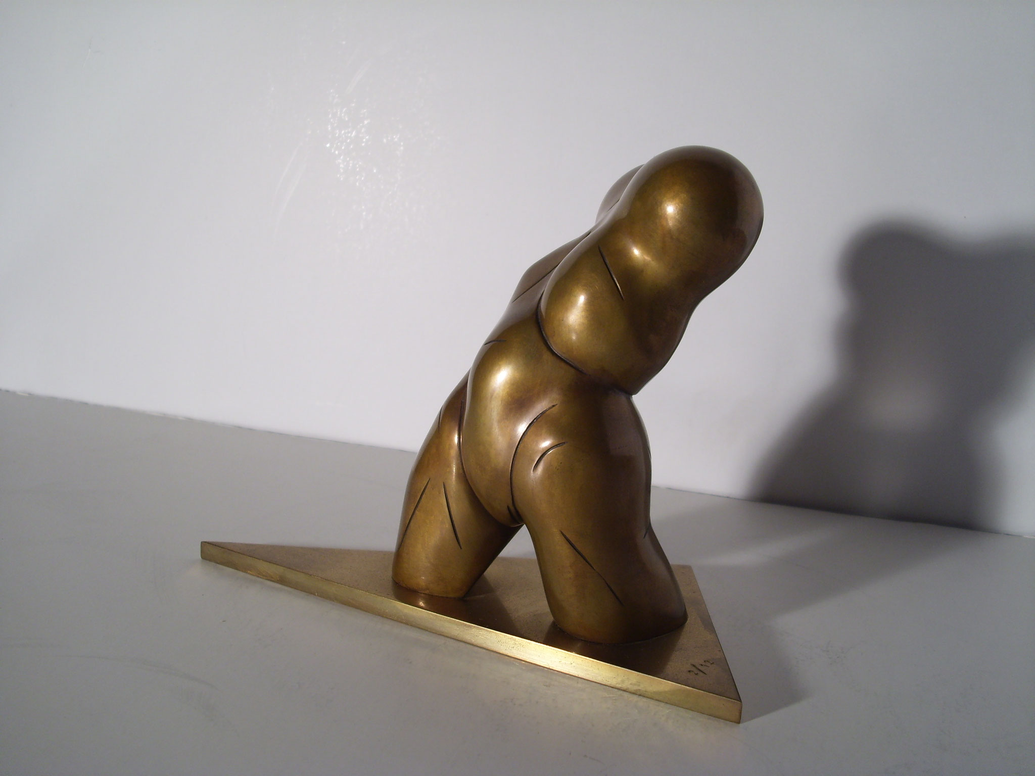 abstrakter Torso, Bronze - bronce
