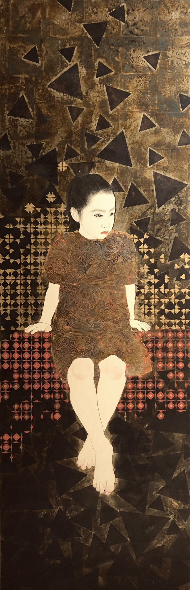 Maru sankaku shikaku｜212 x 73 cm｜Sold