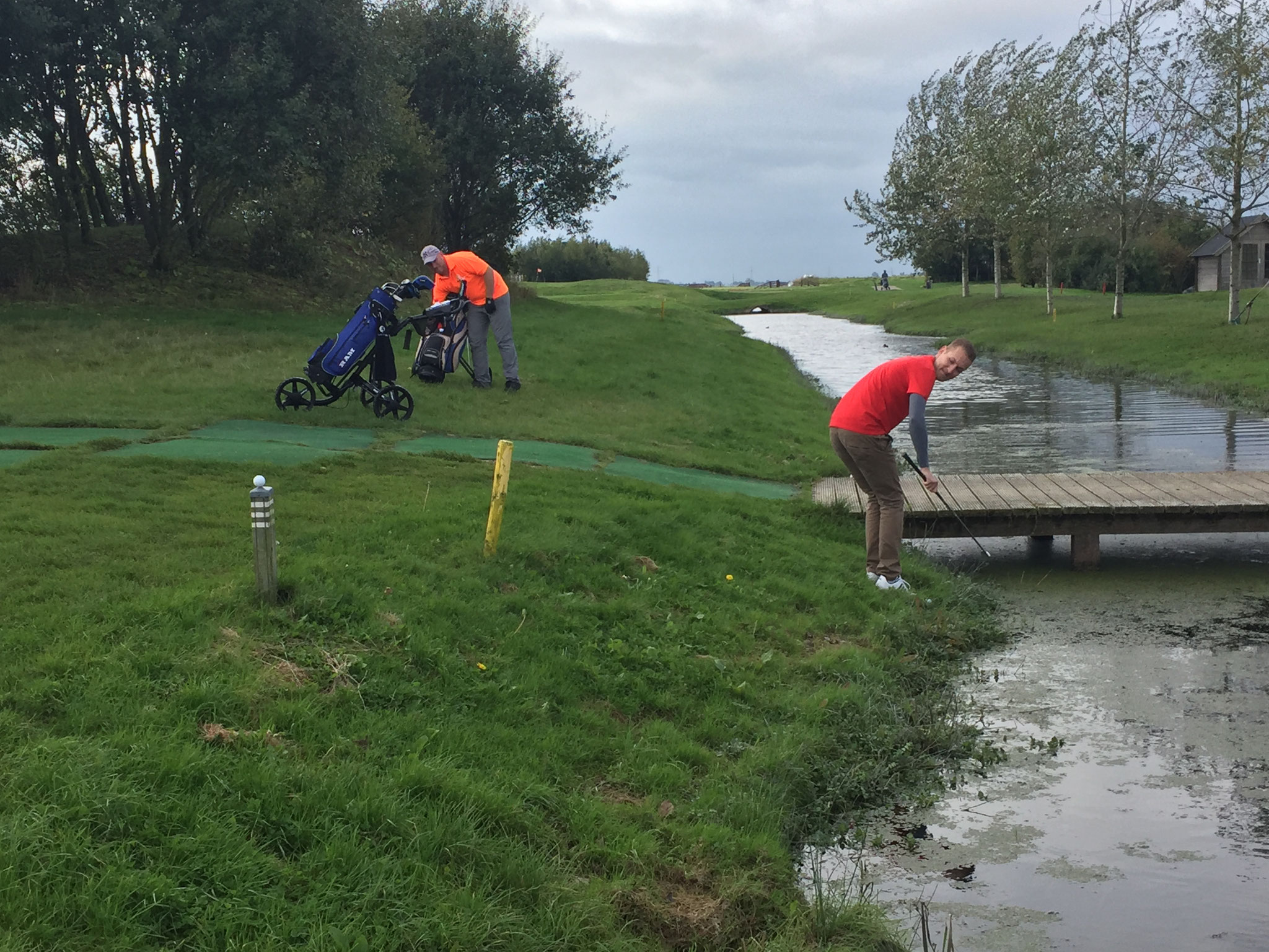 2e keer back-swing