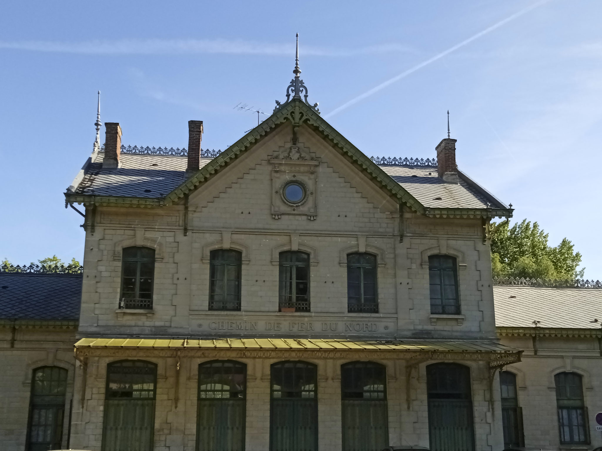 Pierrefonds, la gare (dept 60).