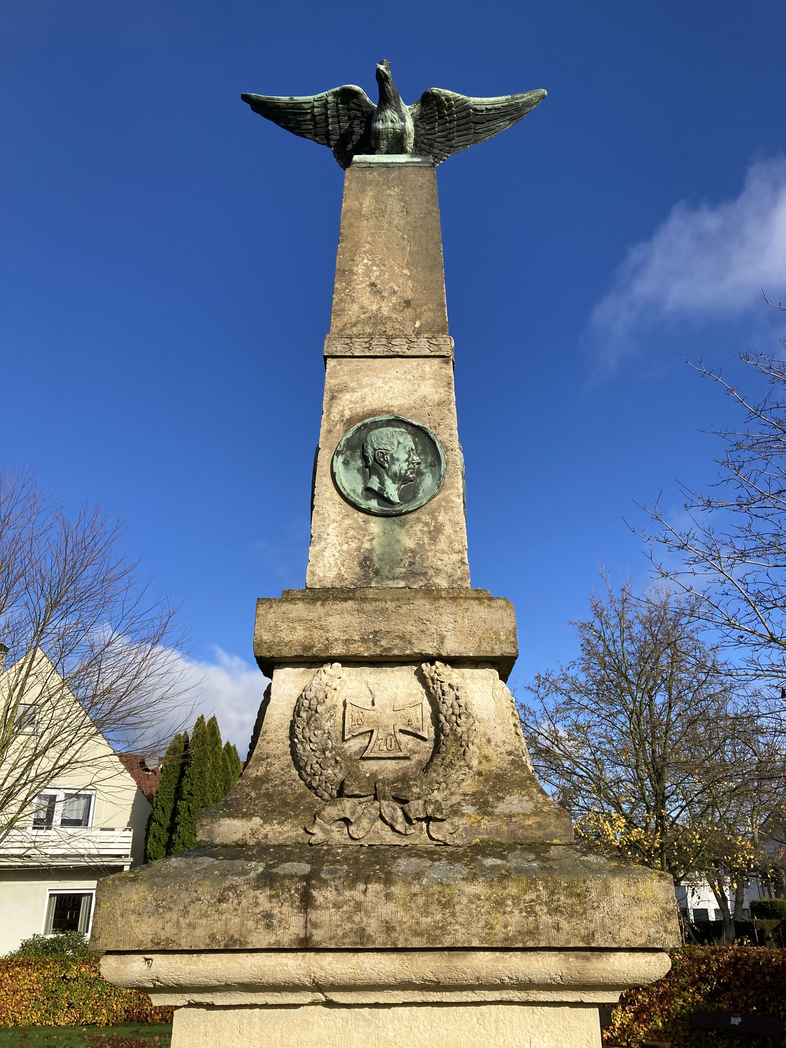 Kriegerdenkmal 1864, 1866, 1870/71 von 1912