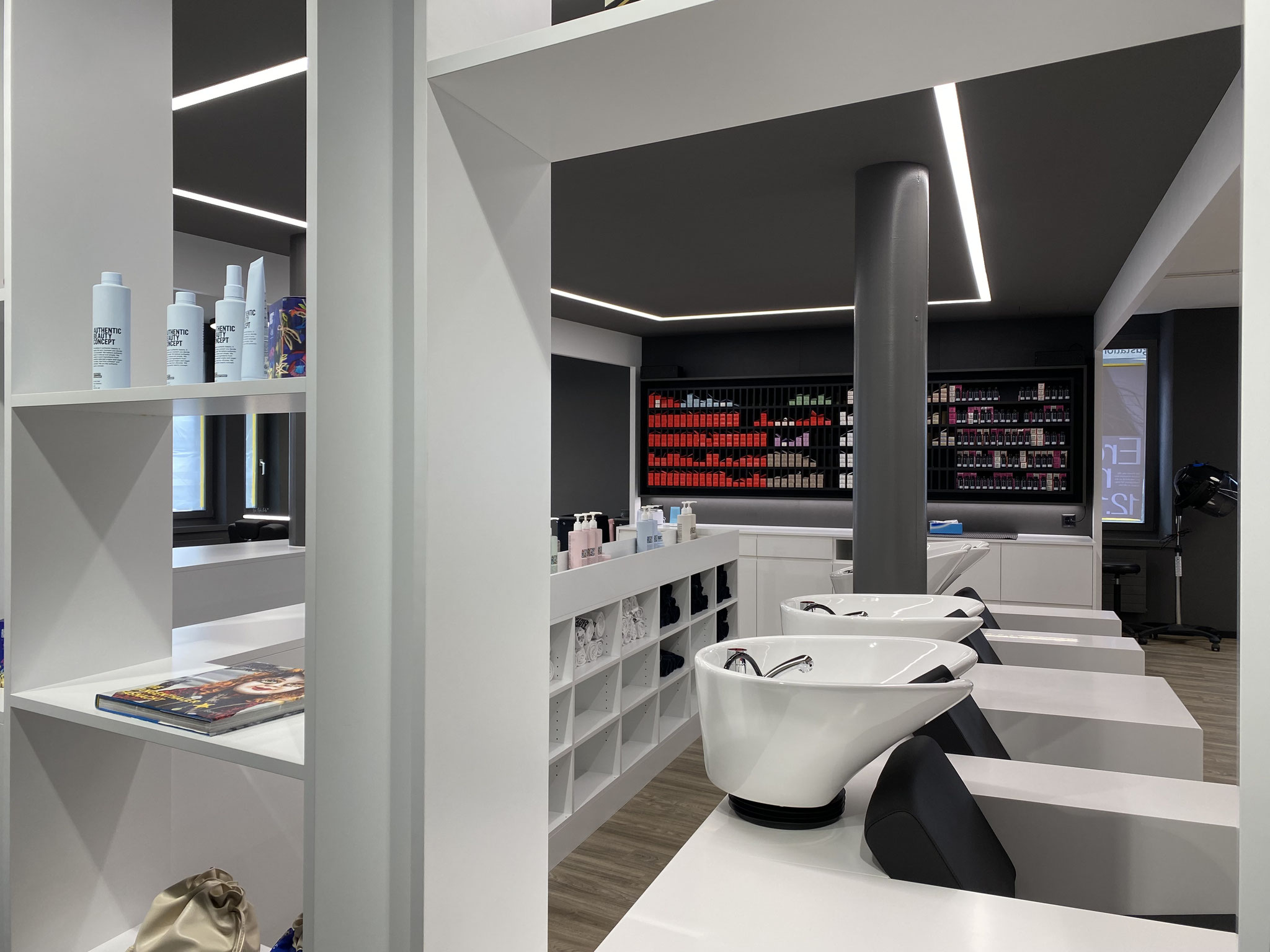 Modern und einladend: Der neue Salon von CityStyle Coiffure (vormals Coiffure City).