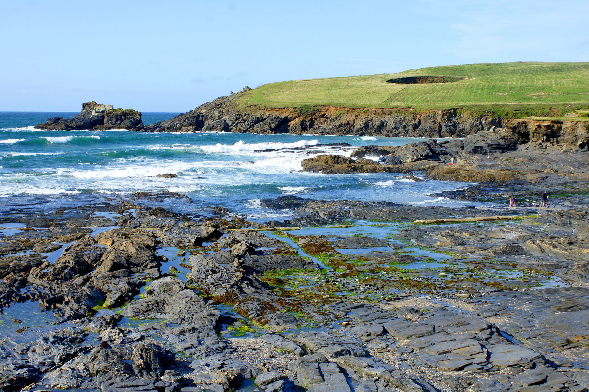 Roundhole Point bei Padstow