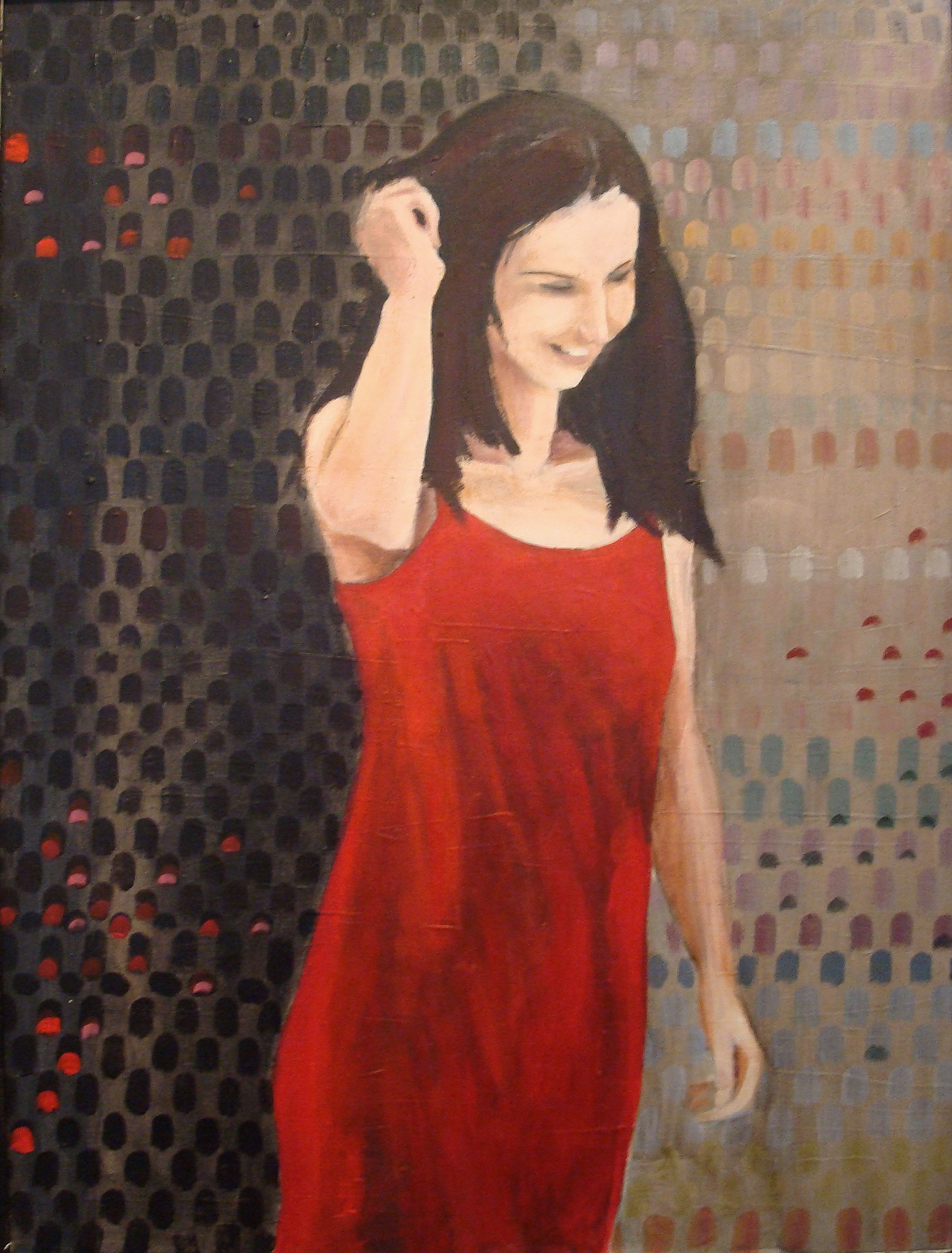 "Carmen", Acryl auf Baumwolle, 80x60, 2008