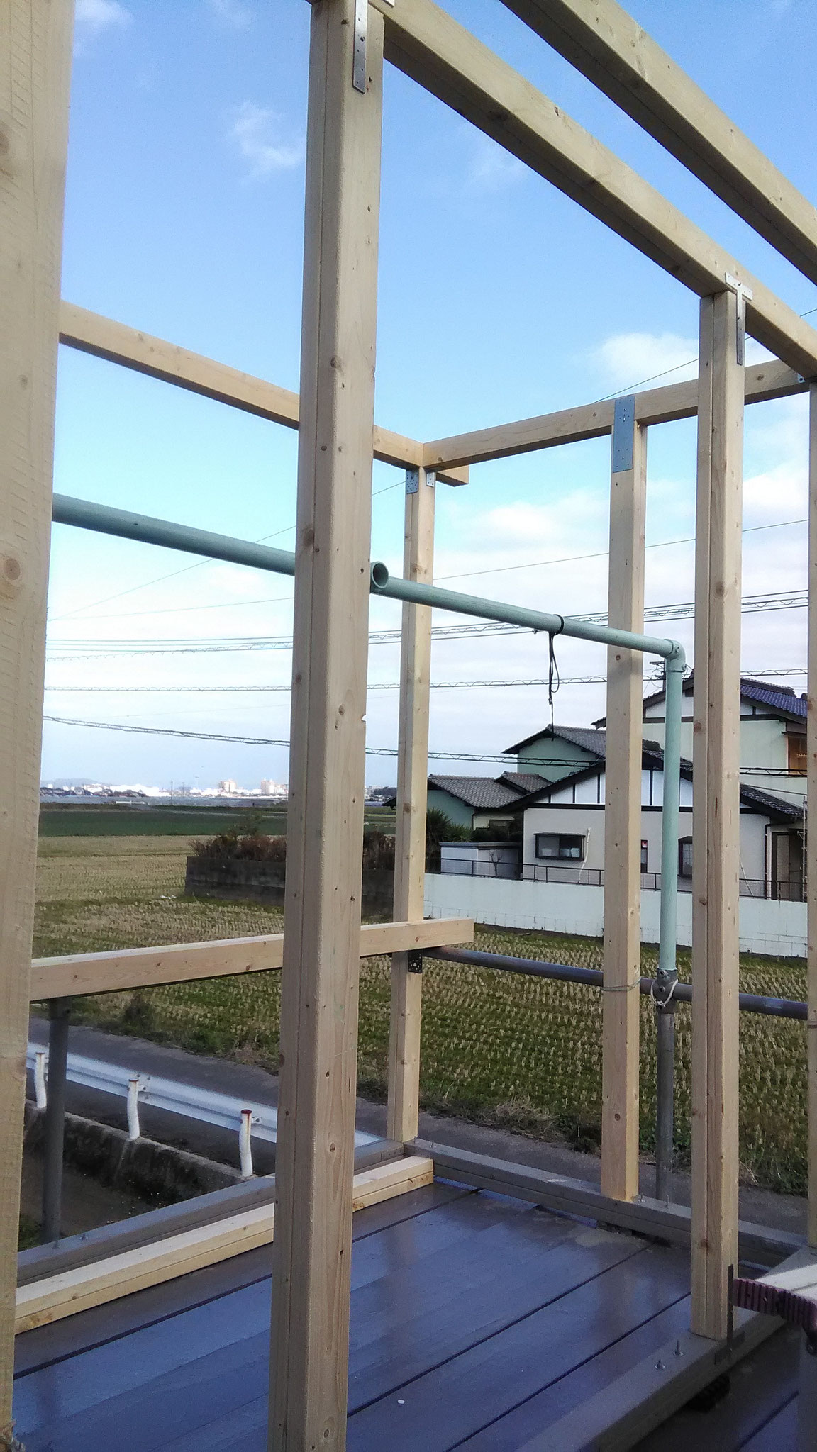 柱立て完了