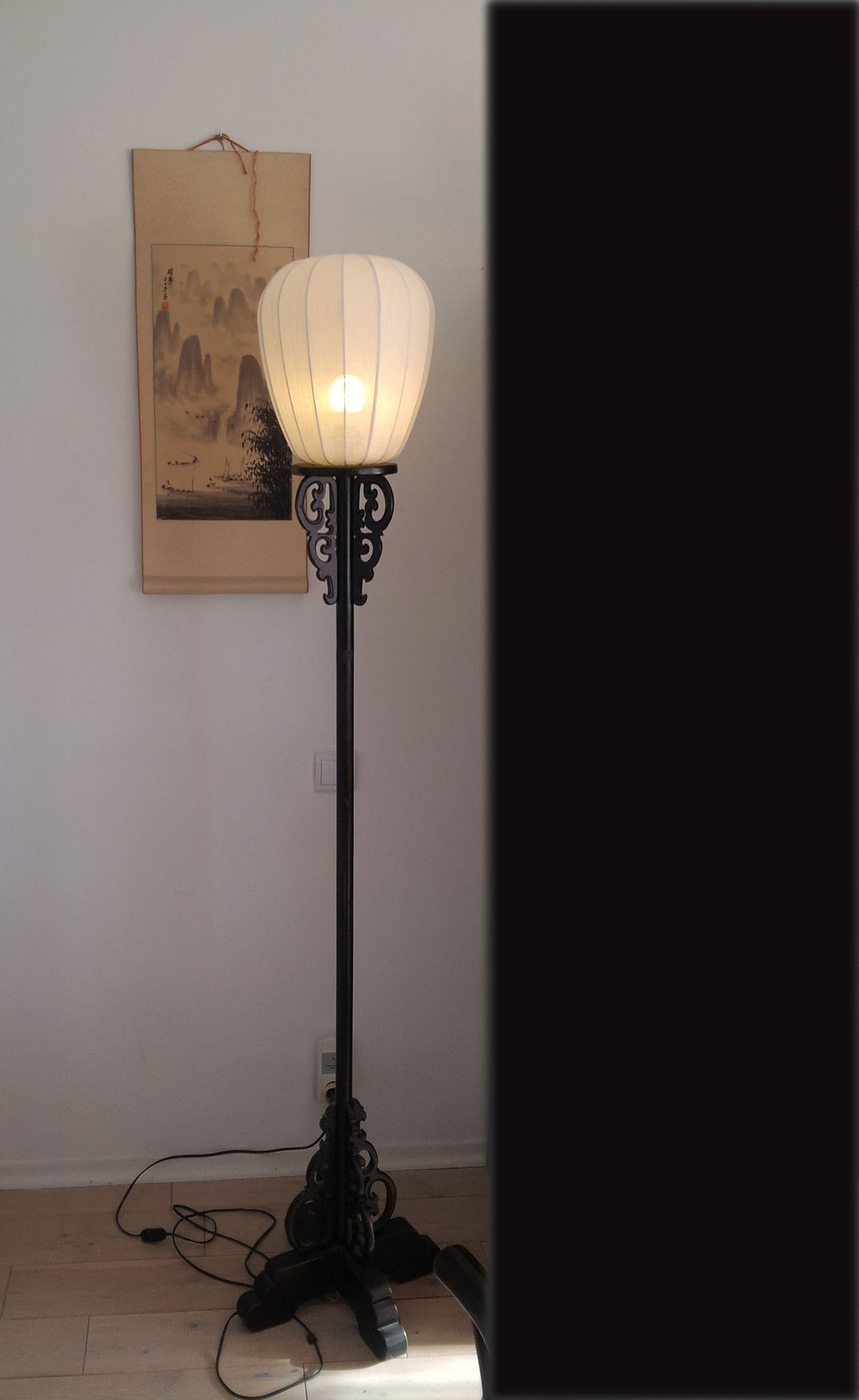 Rénovation à l'identique : lanterne chinoise en voilage