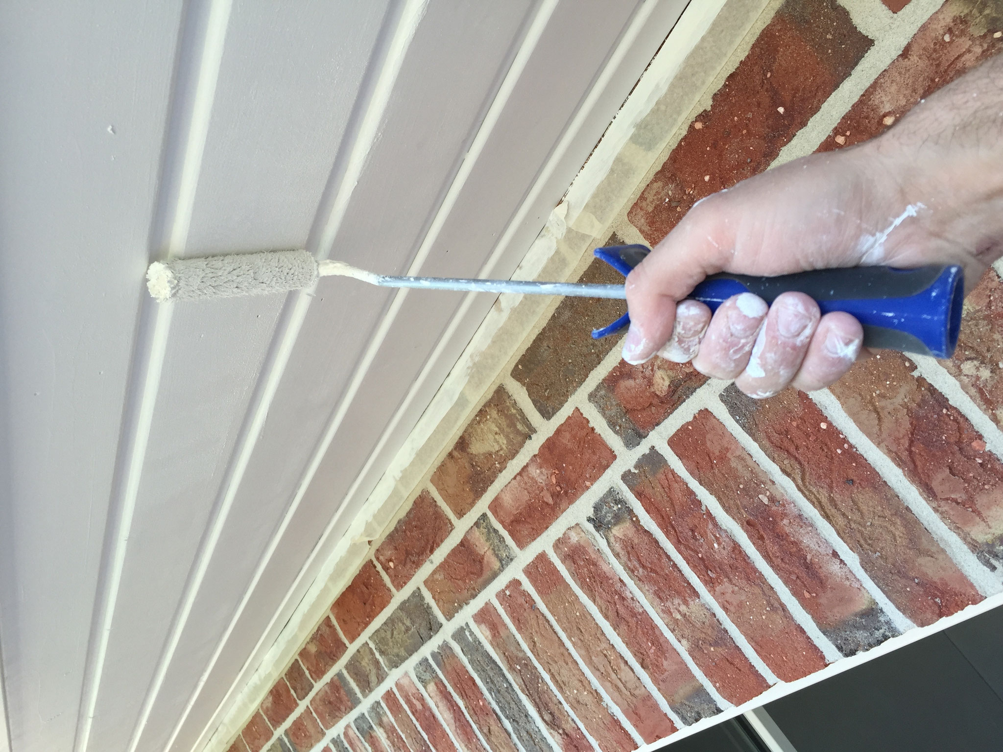 Dachüberstand streichen - mit-eco-ins-haus! Bautagebuch der Familie ...