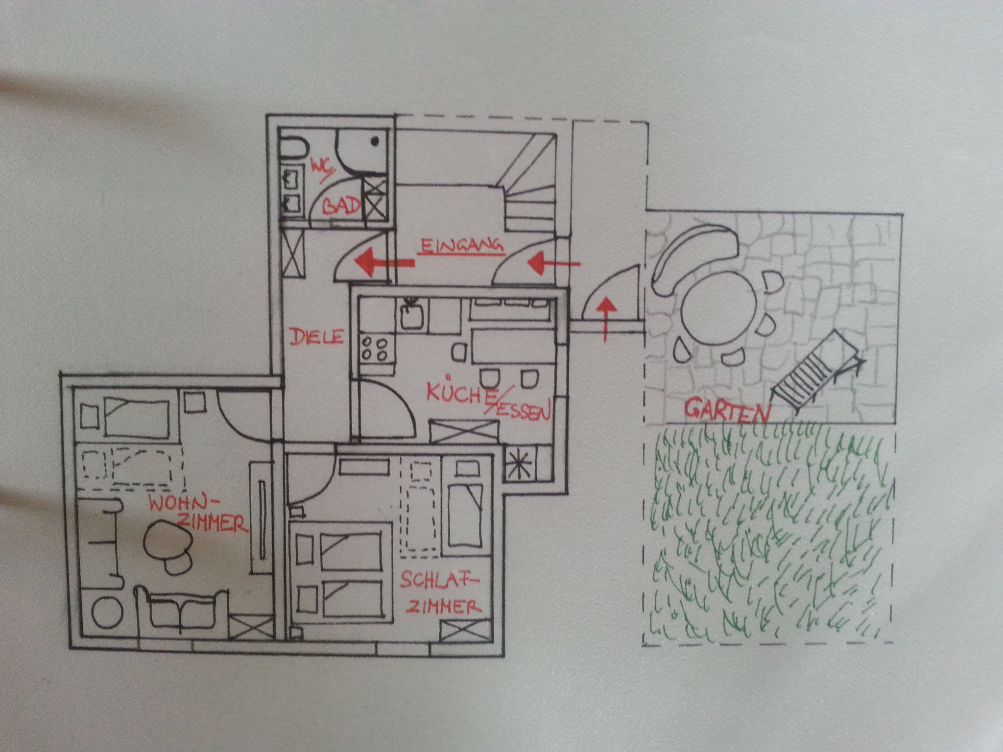 Grundriss Apartment 3
