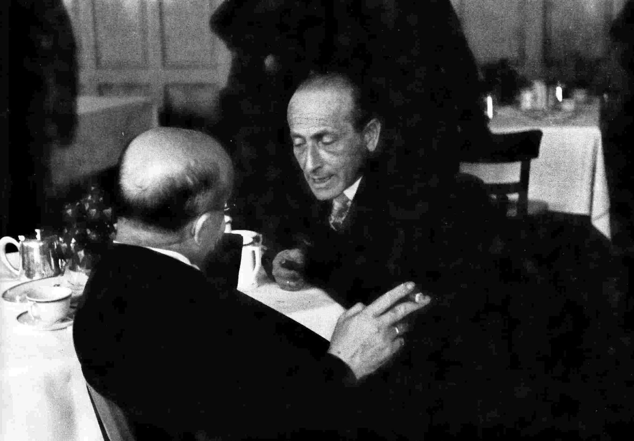Max Eitingon und Karl Landauer, IPV-Kongress 1934, Luzern