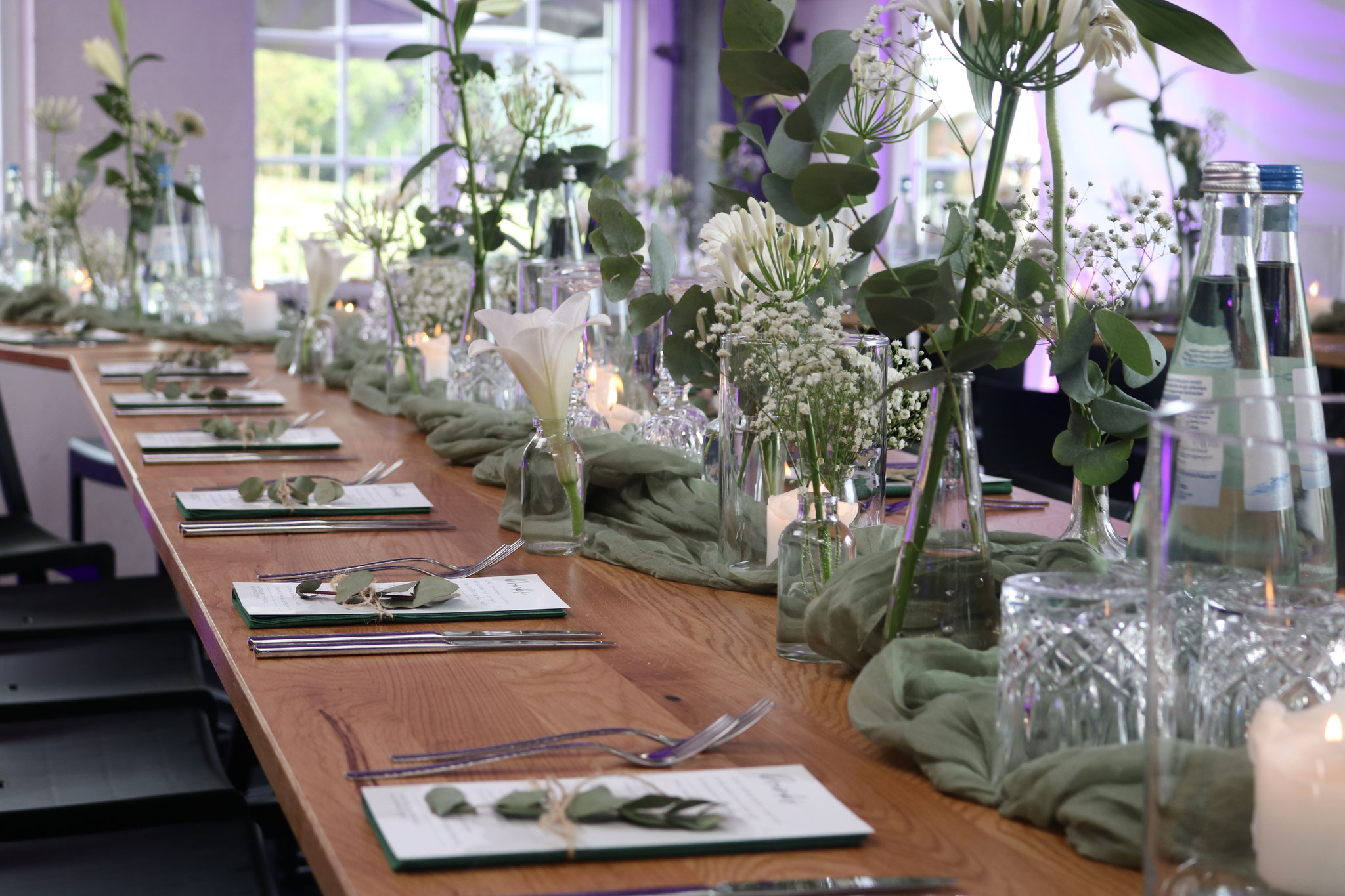 Eventkonzeption - Hochzeit - Tischdeko