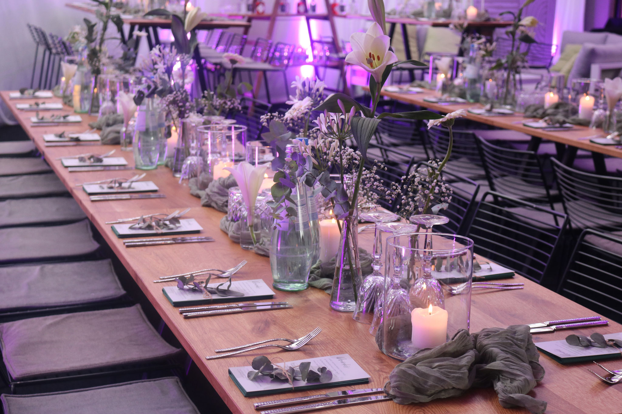 Eventkonzeption - Hochzeit - Tischdeko