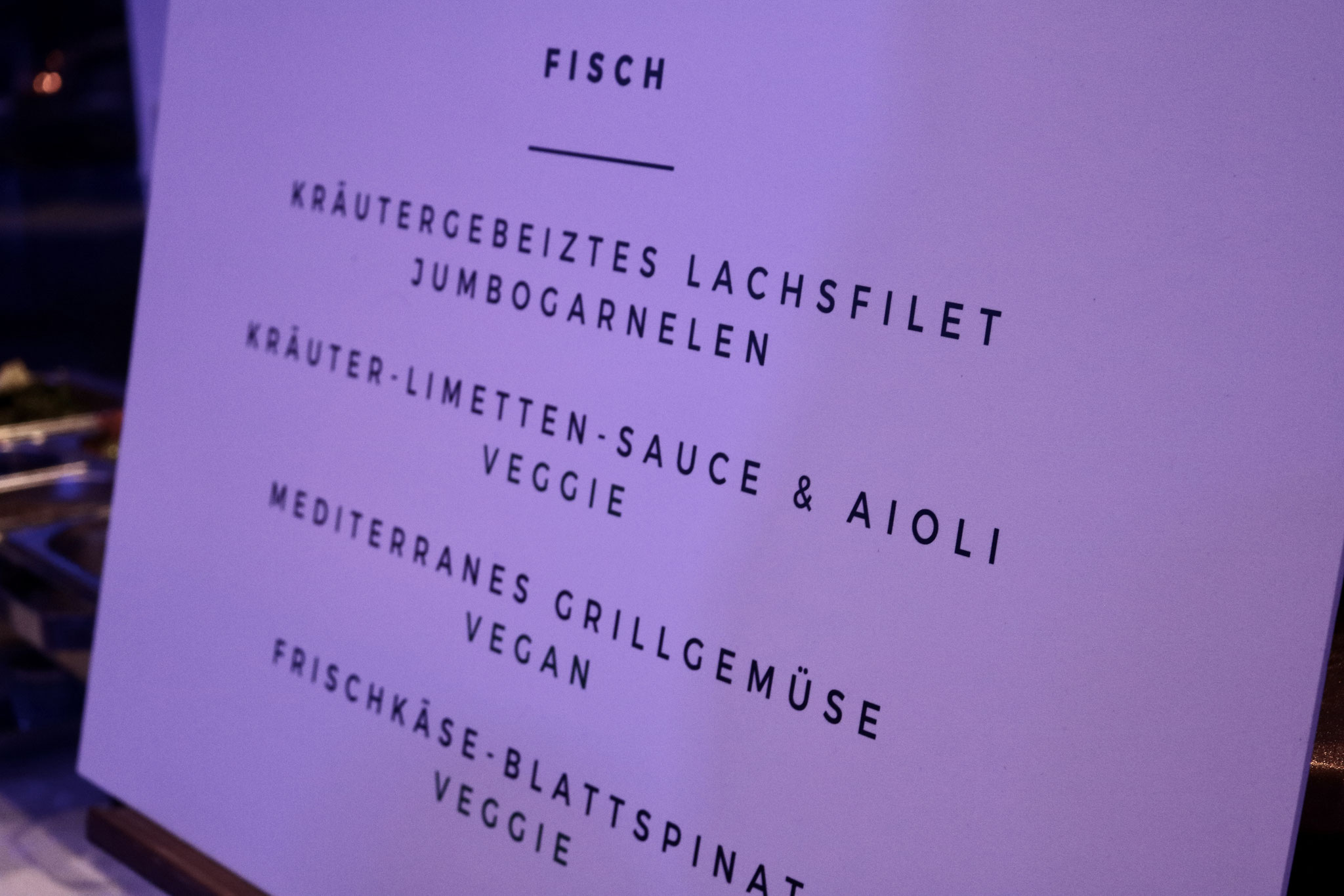Catering - Beschilderung - Firmenfest