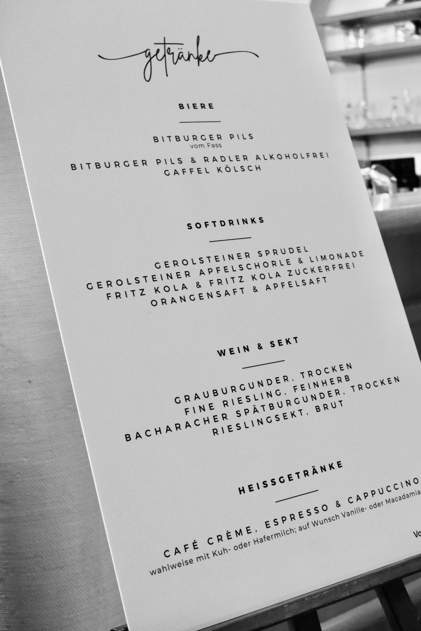 Catering - Buffet - Beschilderung
