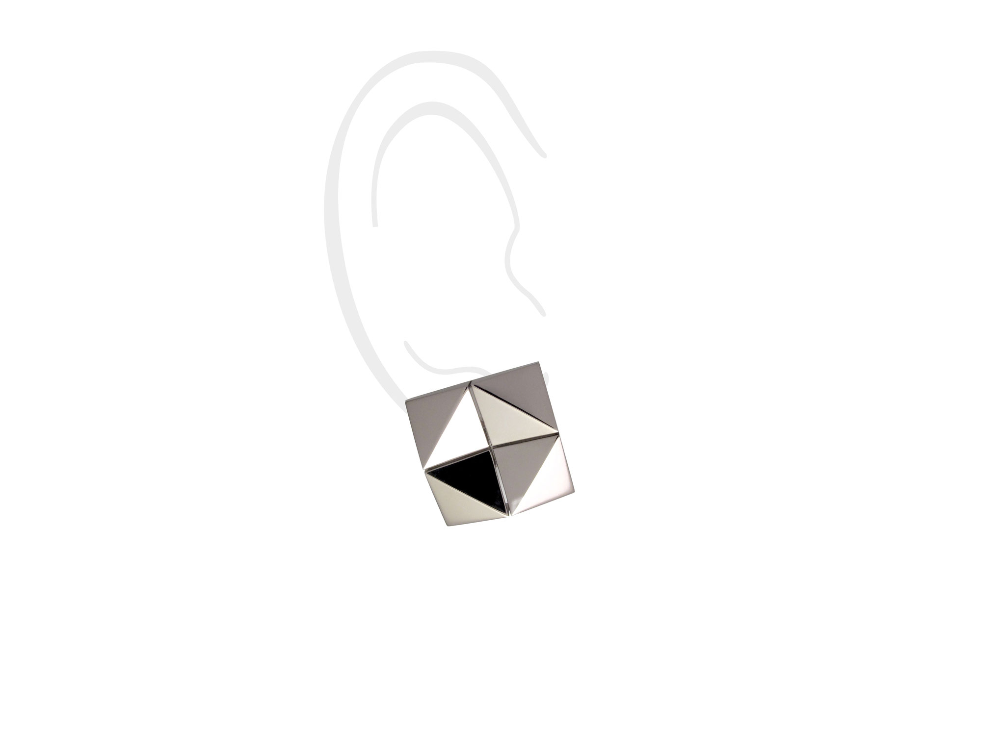 Ohrclip aus 18 karat Weißgold 3.100 Euro