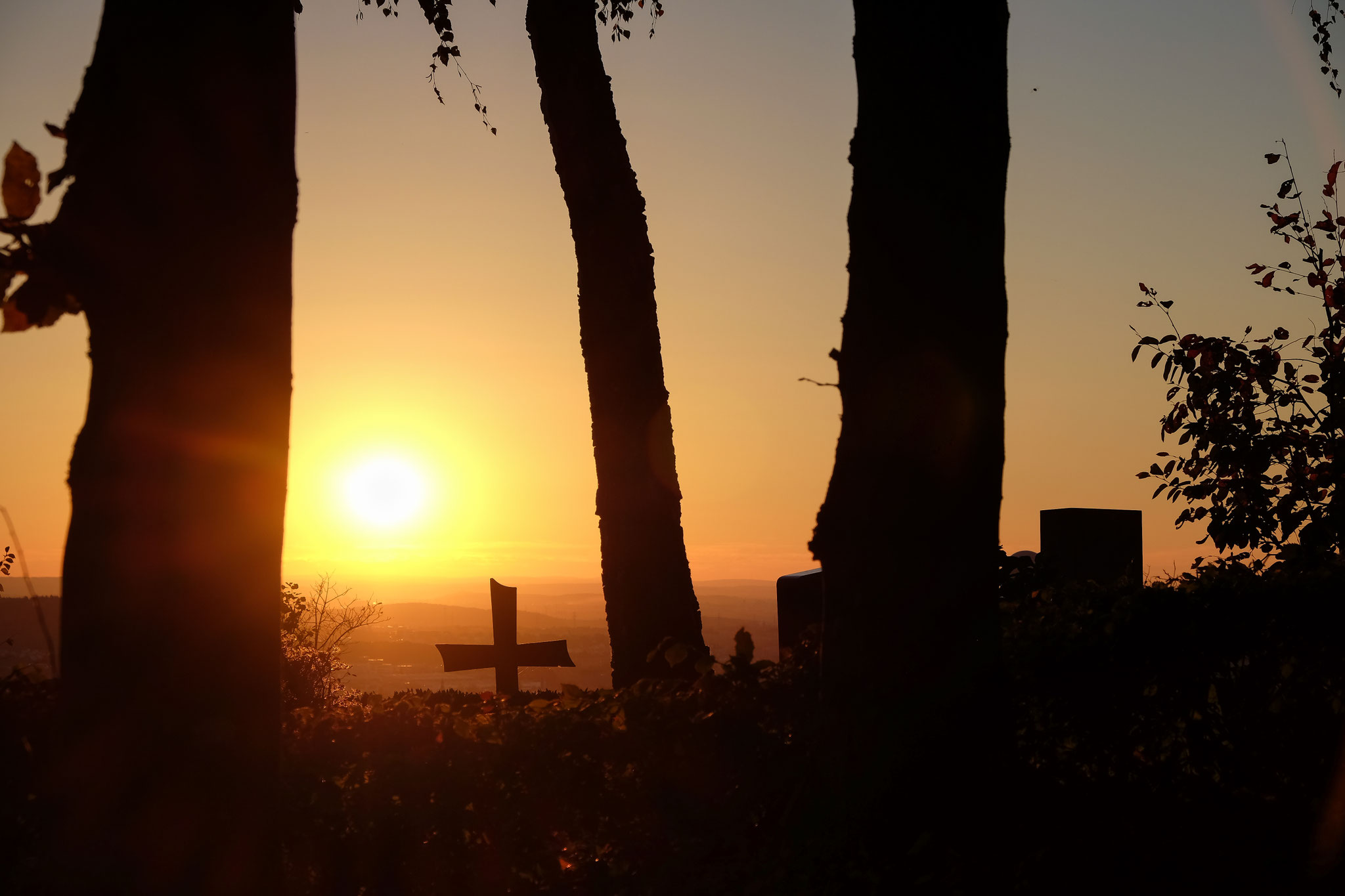 Sonnenuntergang bei Winnenden-Bürg 