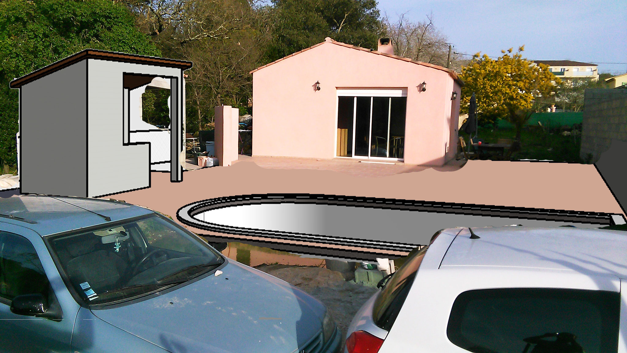 DP - Pool house, piscine - Vidauban