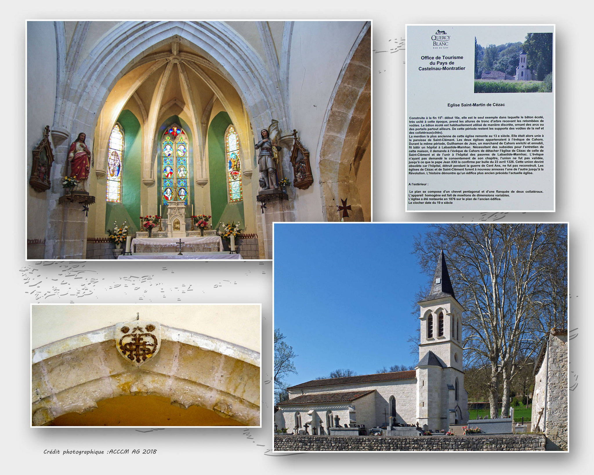 Eglise Saint Martin de Cézac (1)
