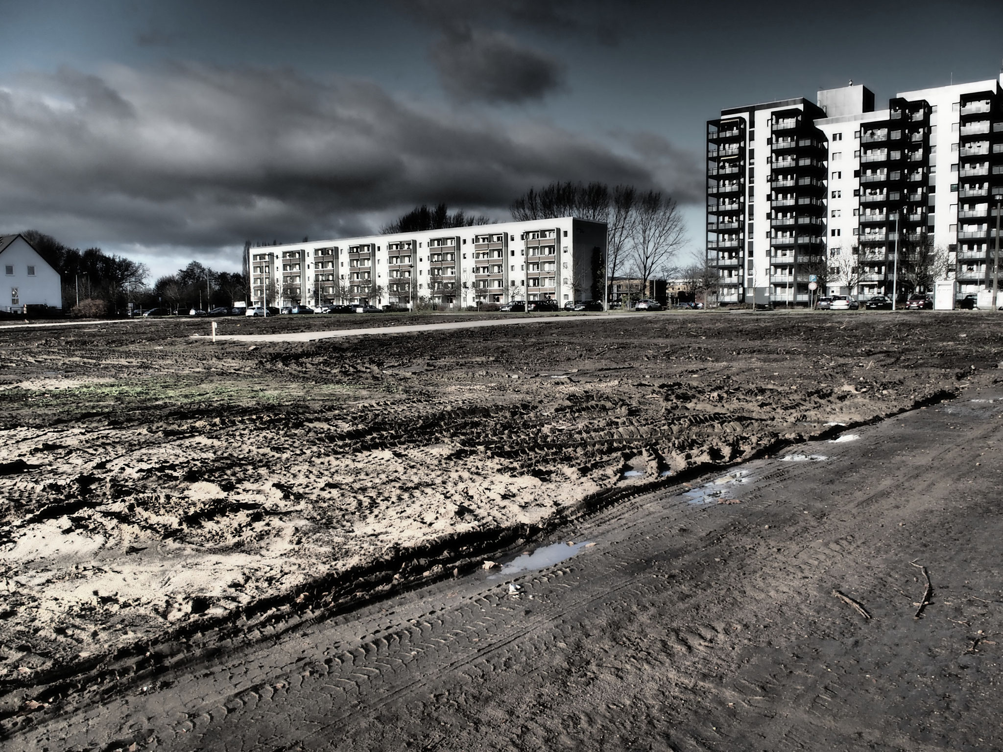 Impressionen Gelände ehemalige POS Georg-Singer-Oberschule, Magdeburg