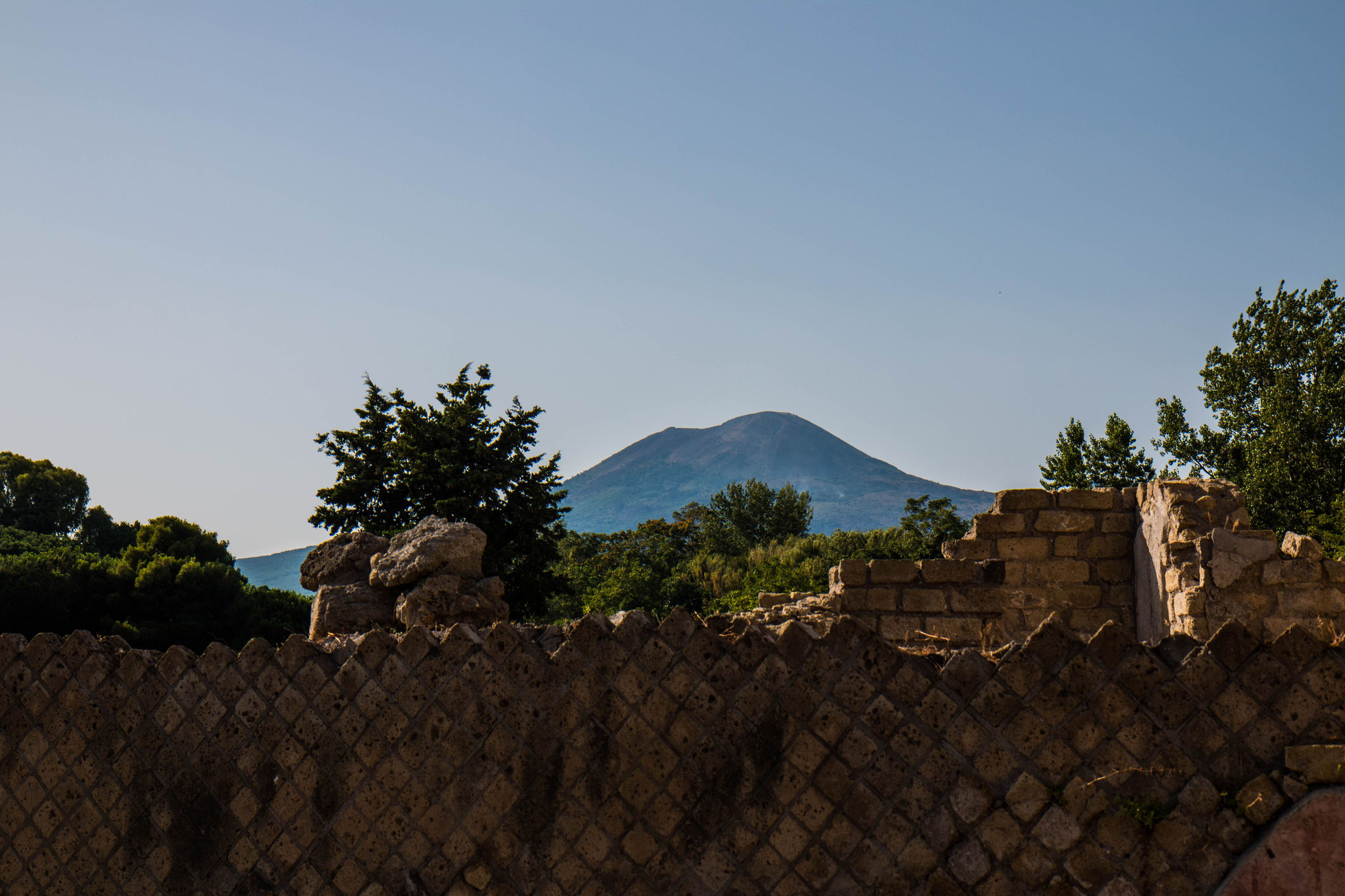 Pompei am Fuße des Vesuv