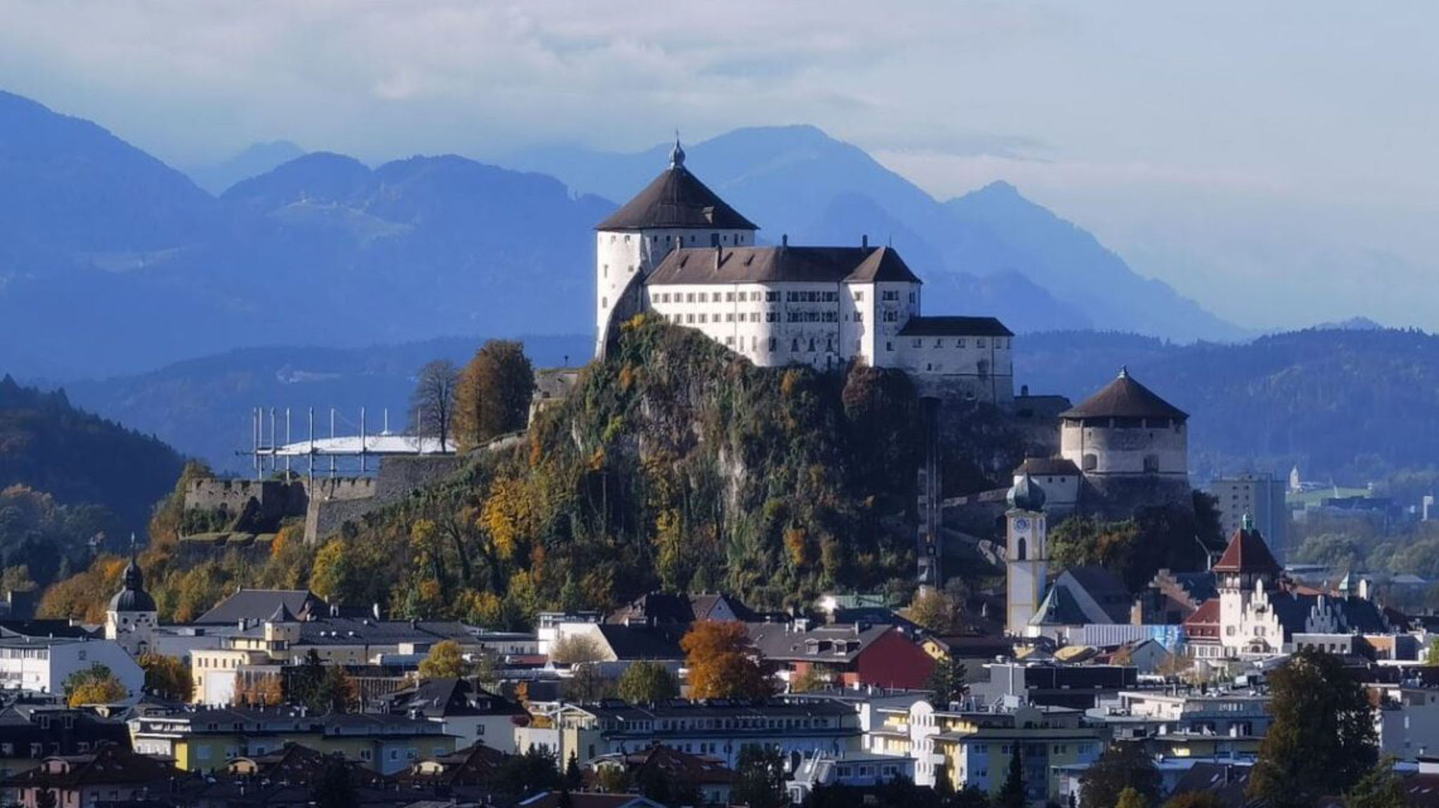 Die Burg Kufstein in Österreich bei Tag - nur 5 Minuten vom Event-Hotel entfernt