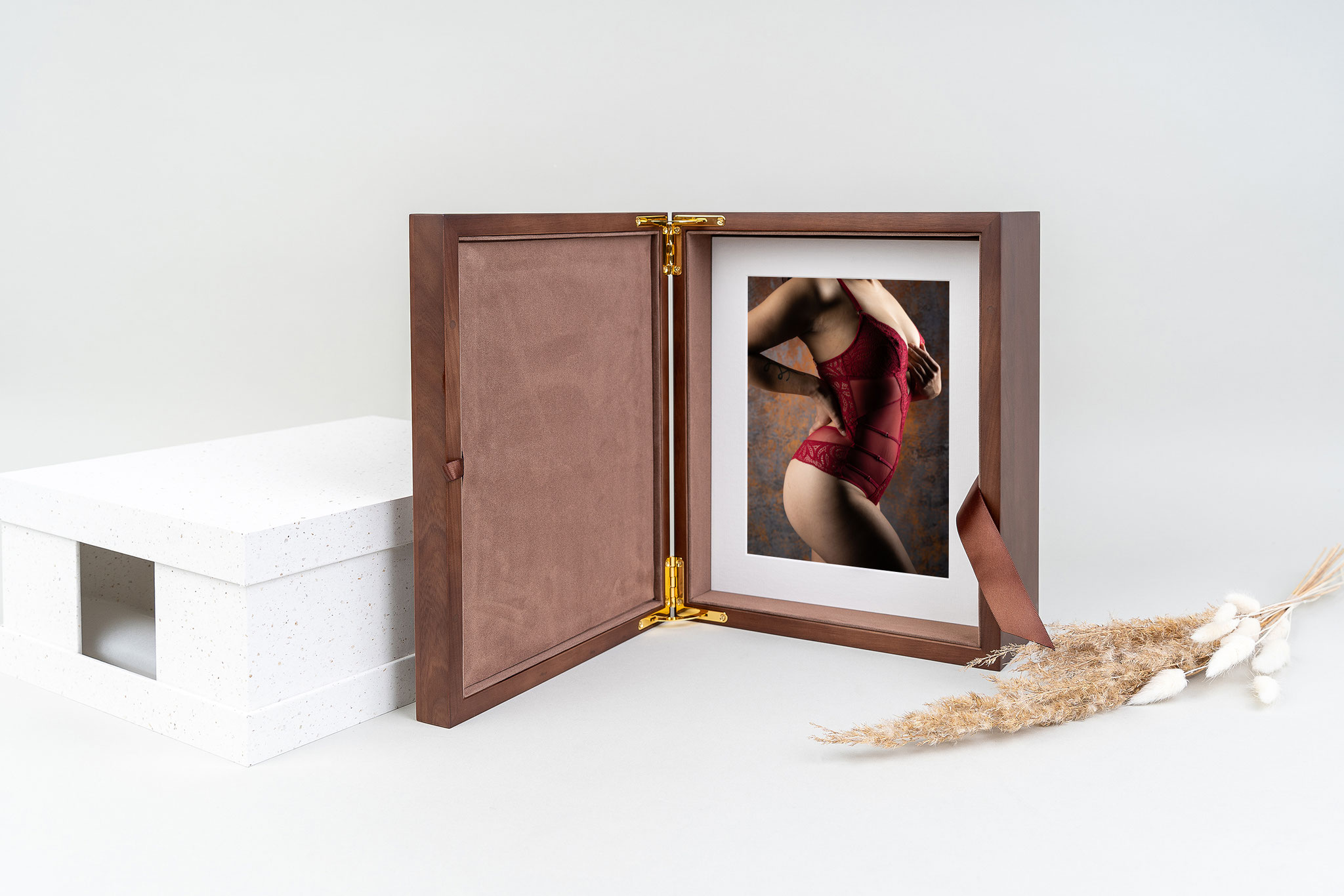 Vos portraits seront livrés dans un Premium Folio Box