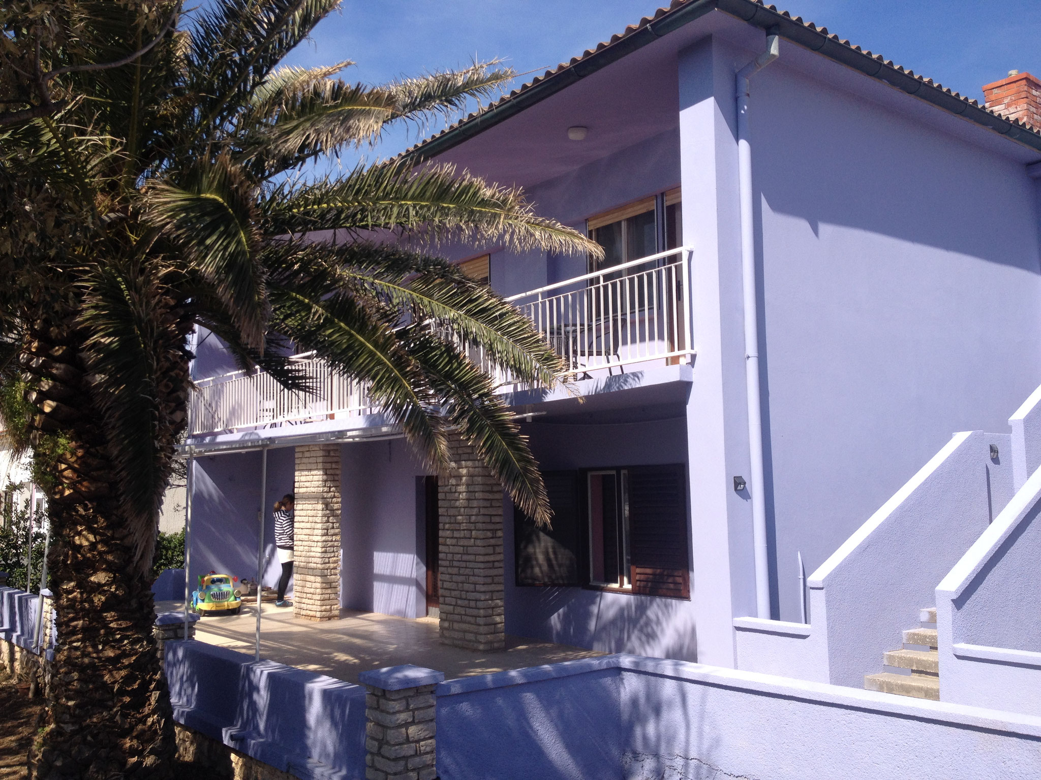 front side of the house