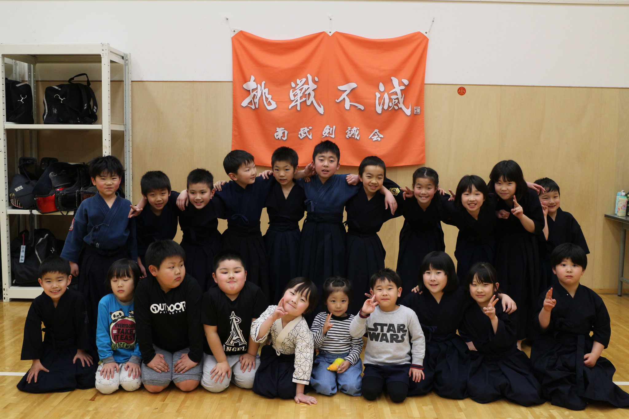色々な学年の子達がいてみんなとても仲が良いです！