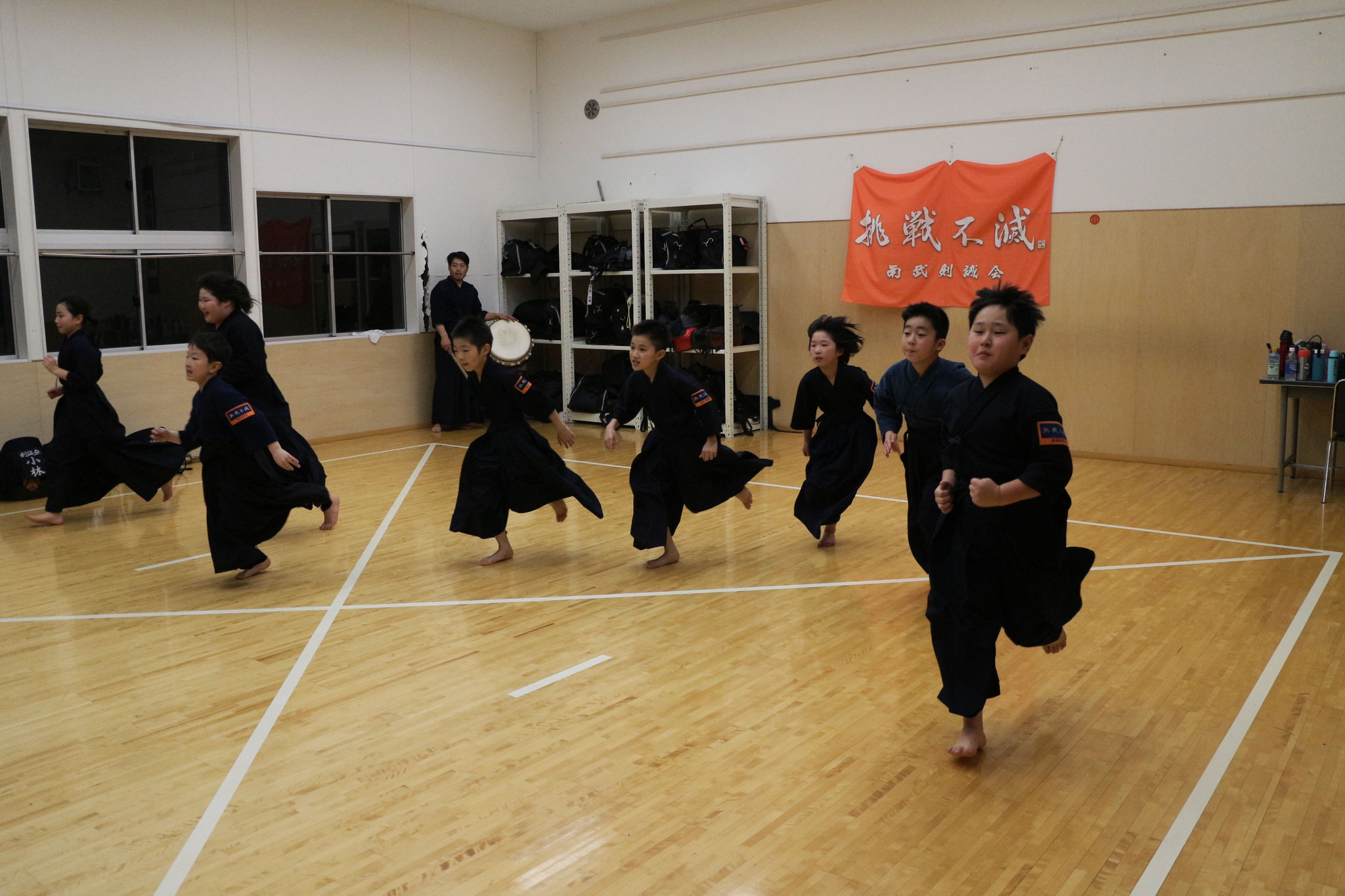 道場内ダッシュ！