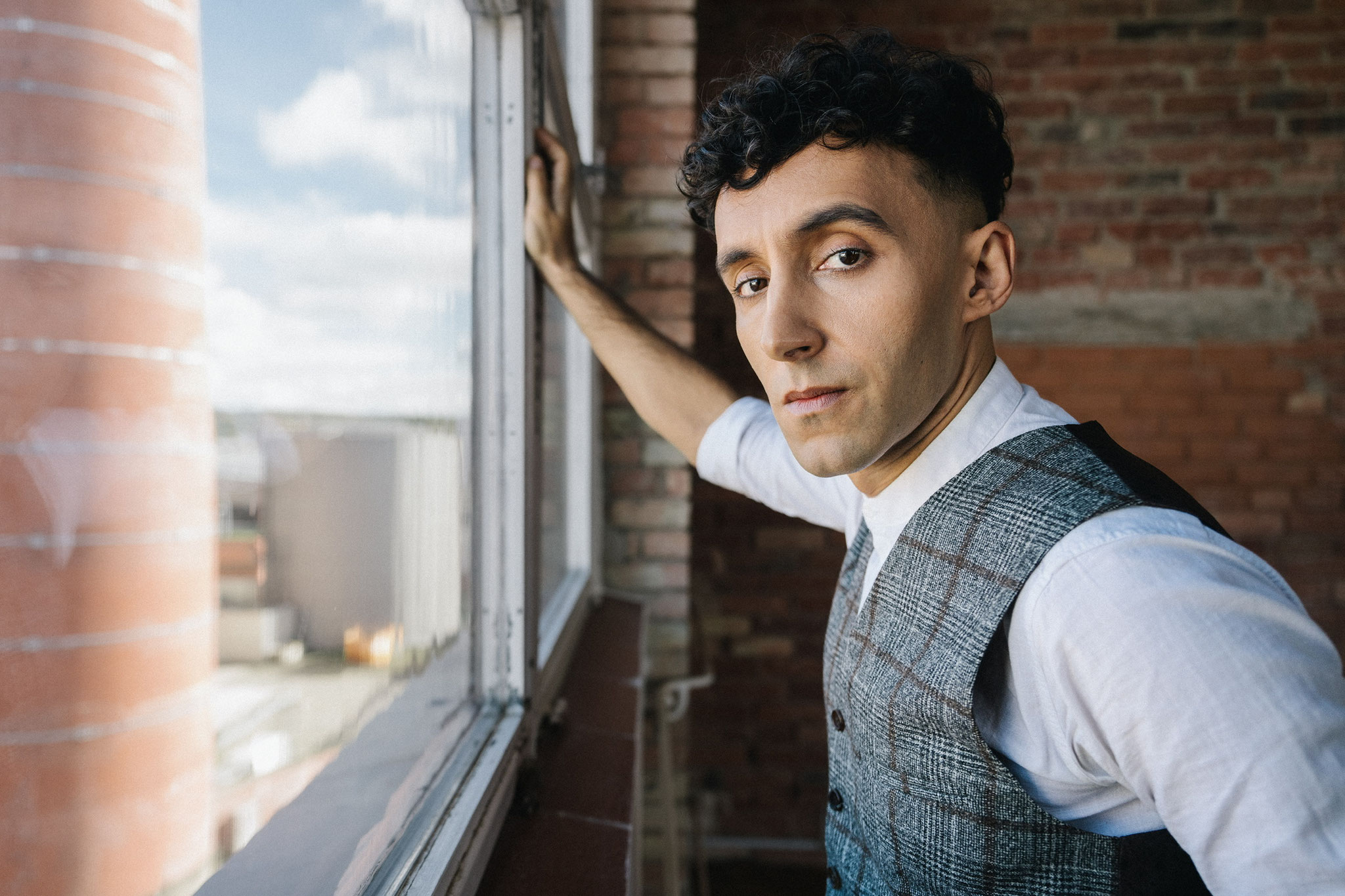 Yassin Trabelsi actor headshot represented by Walcher Management
