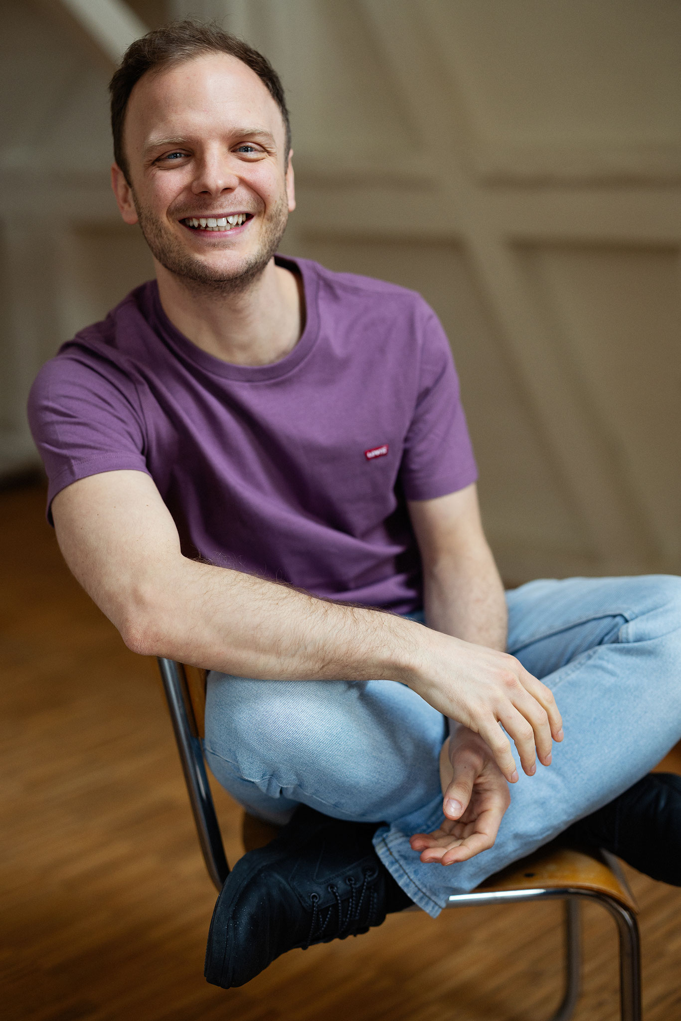 Fabian Baecker actor headshot represented by Walcher Management