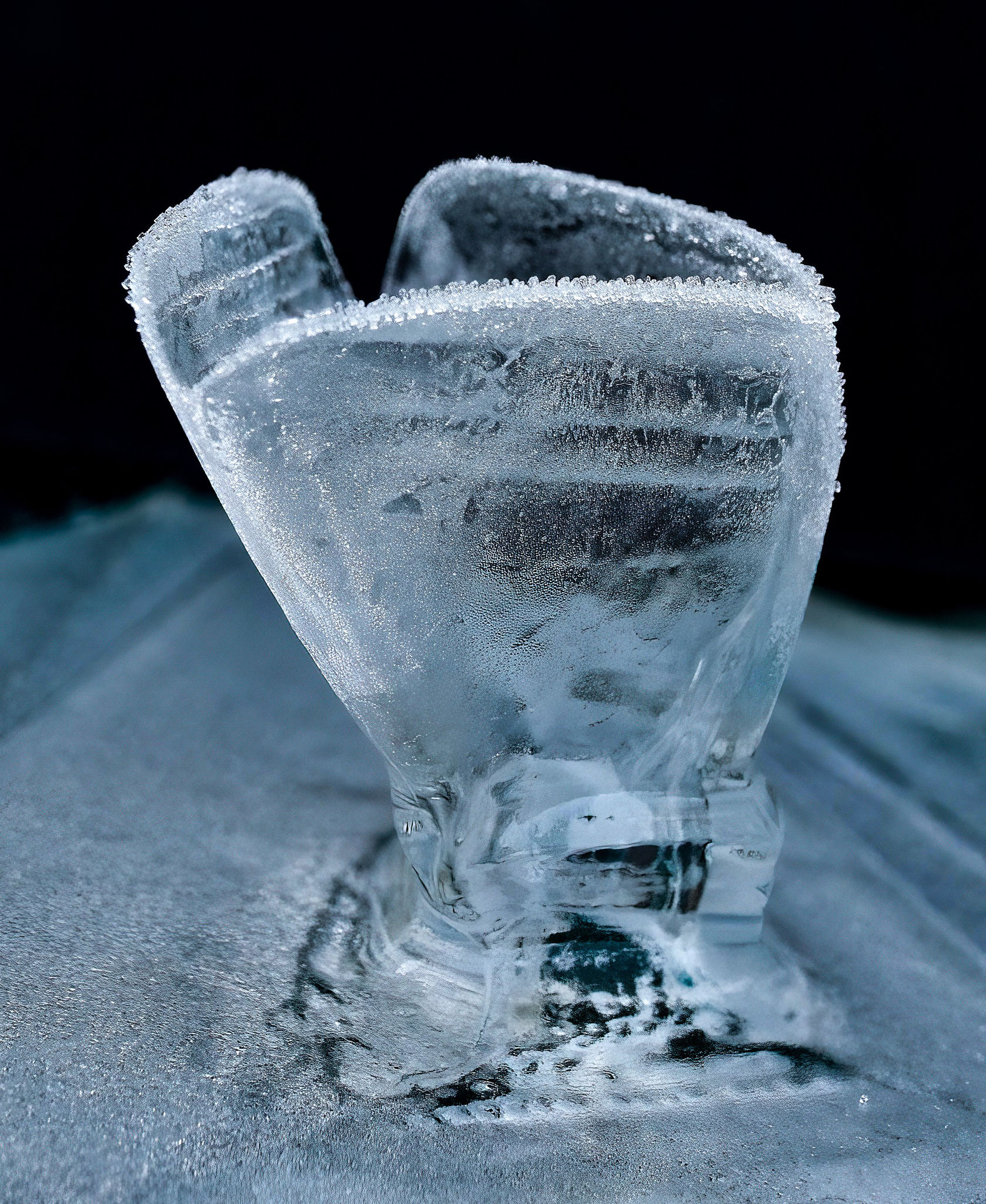 Eisskulptur, 6 cm - Foto: Michael Wohl-Iffland
