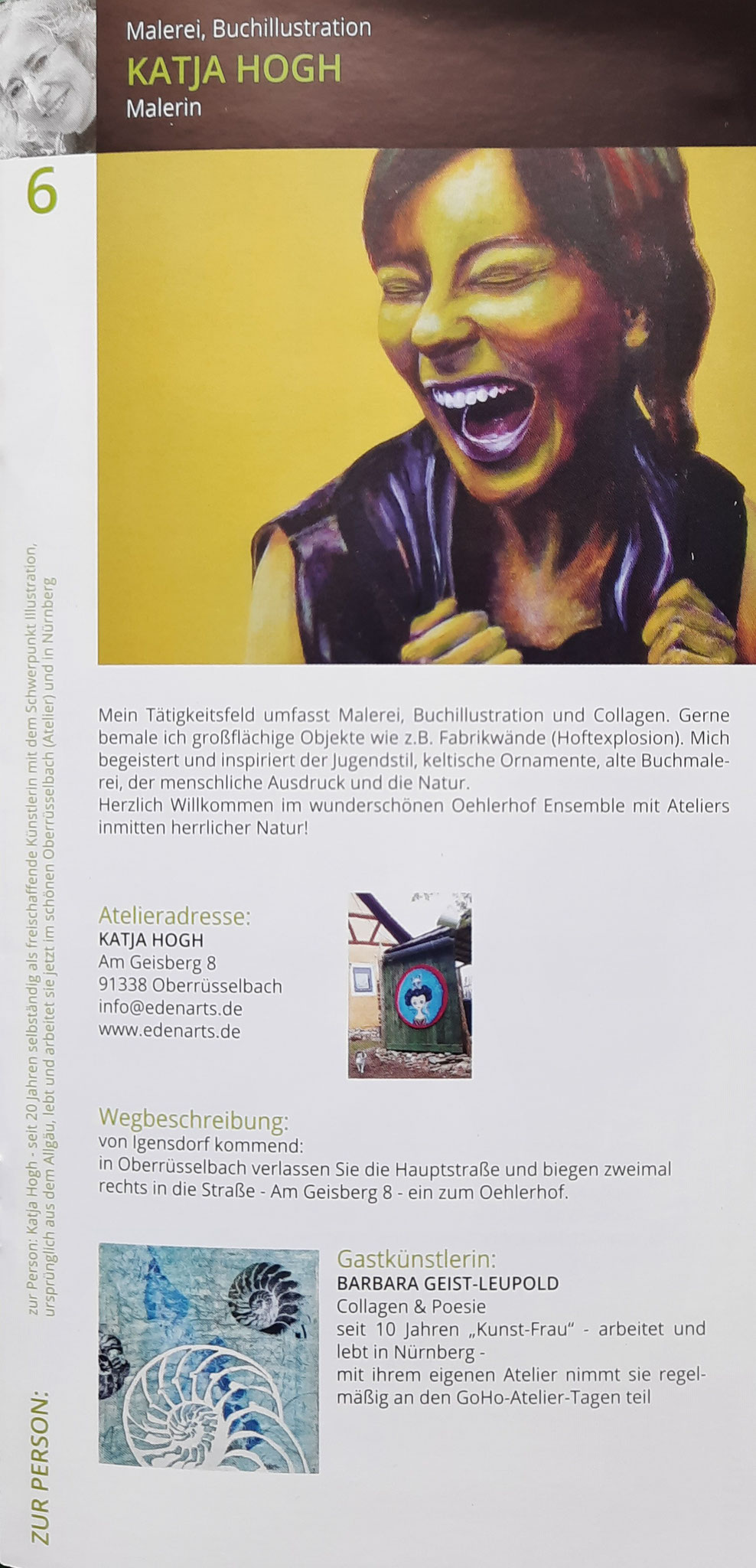 Diesjährige Ateliertage - Herzlich Willkommen!
