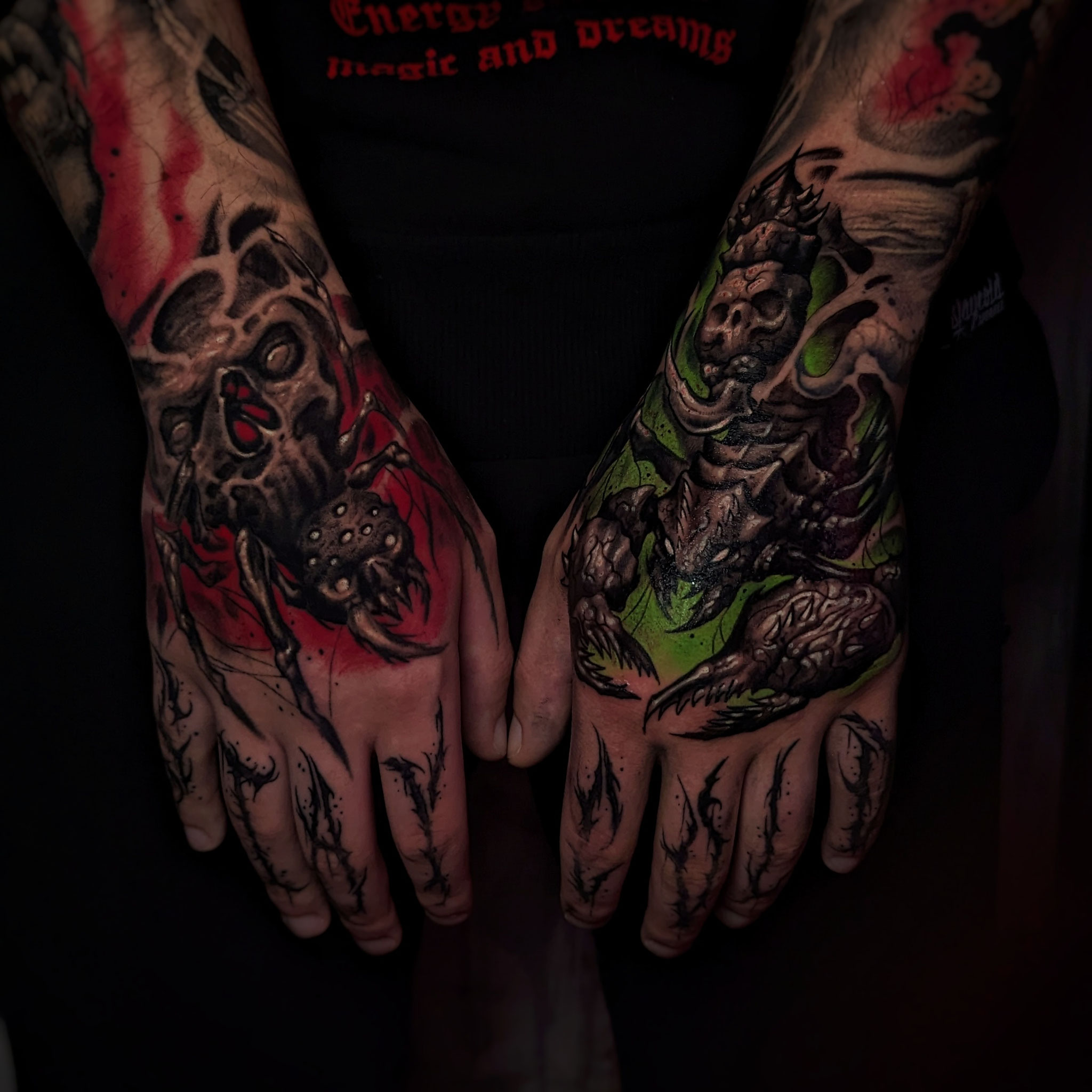 Horror Tattoo Josh Vangore Death & Decay
