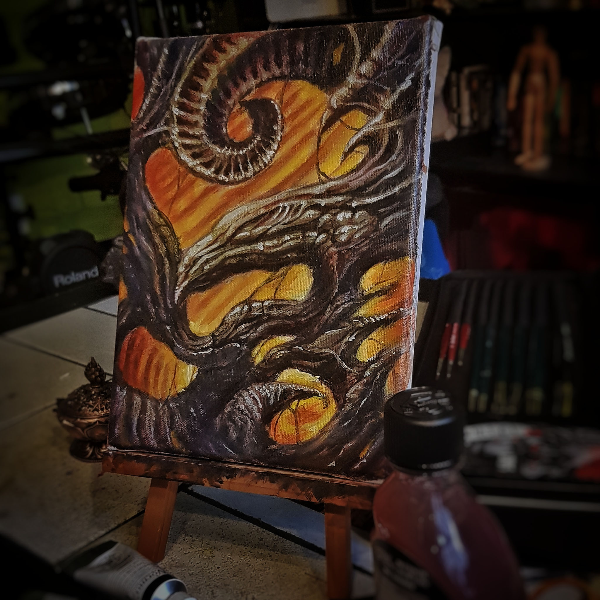 Kunstmalerei - Josh Vangore Death & Decay