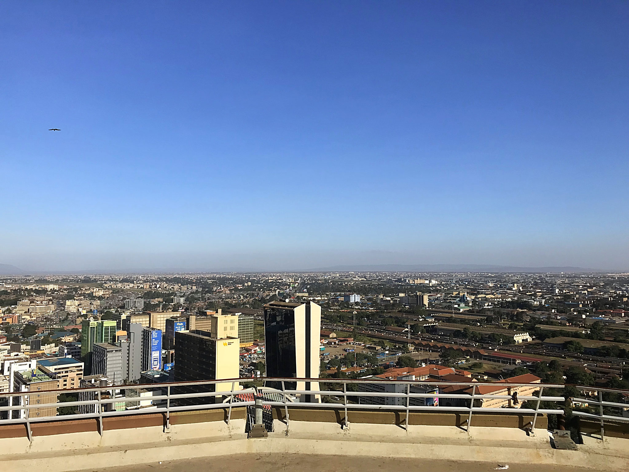 Blick vom KICC Kenyatta International Conference Center / View from KICC