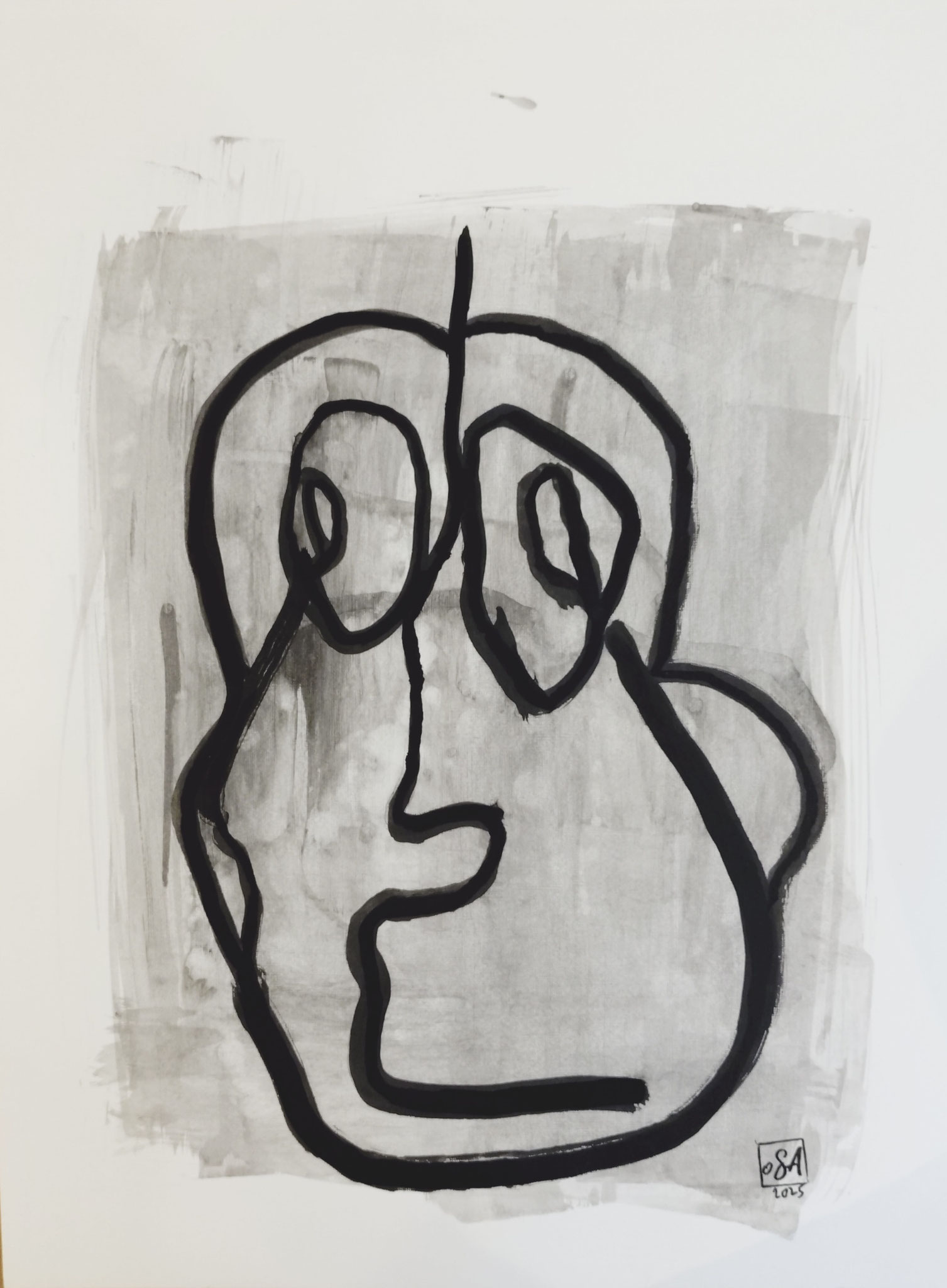 Les Révoltés 5 - 50*40 cm encre de chine sur papier 300grs 2025 