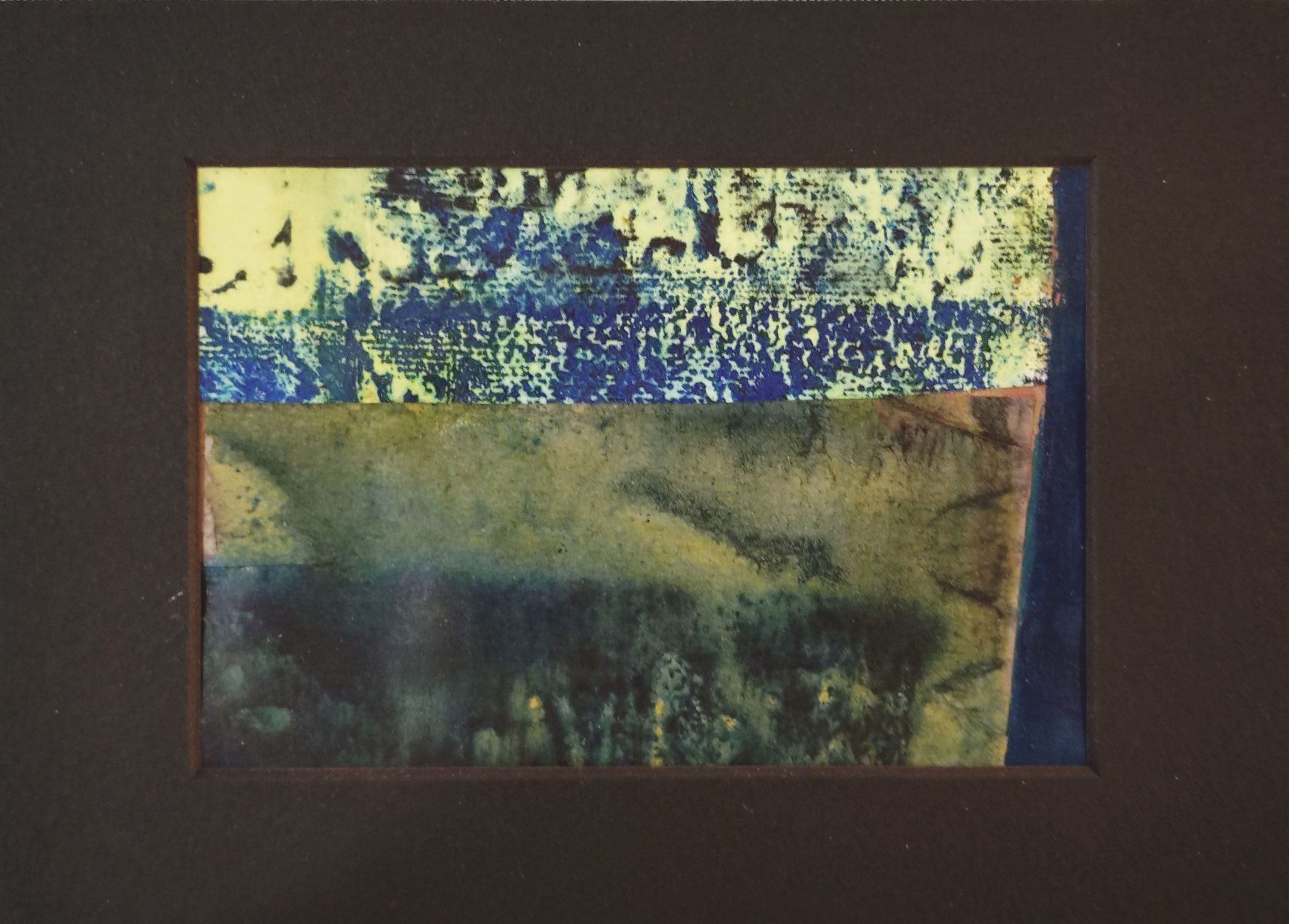 Rivages - encre sur papier contrecollé 21*15 cm 2025