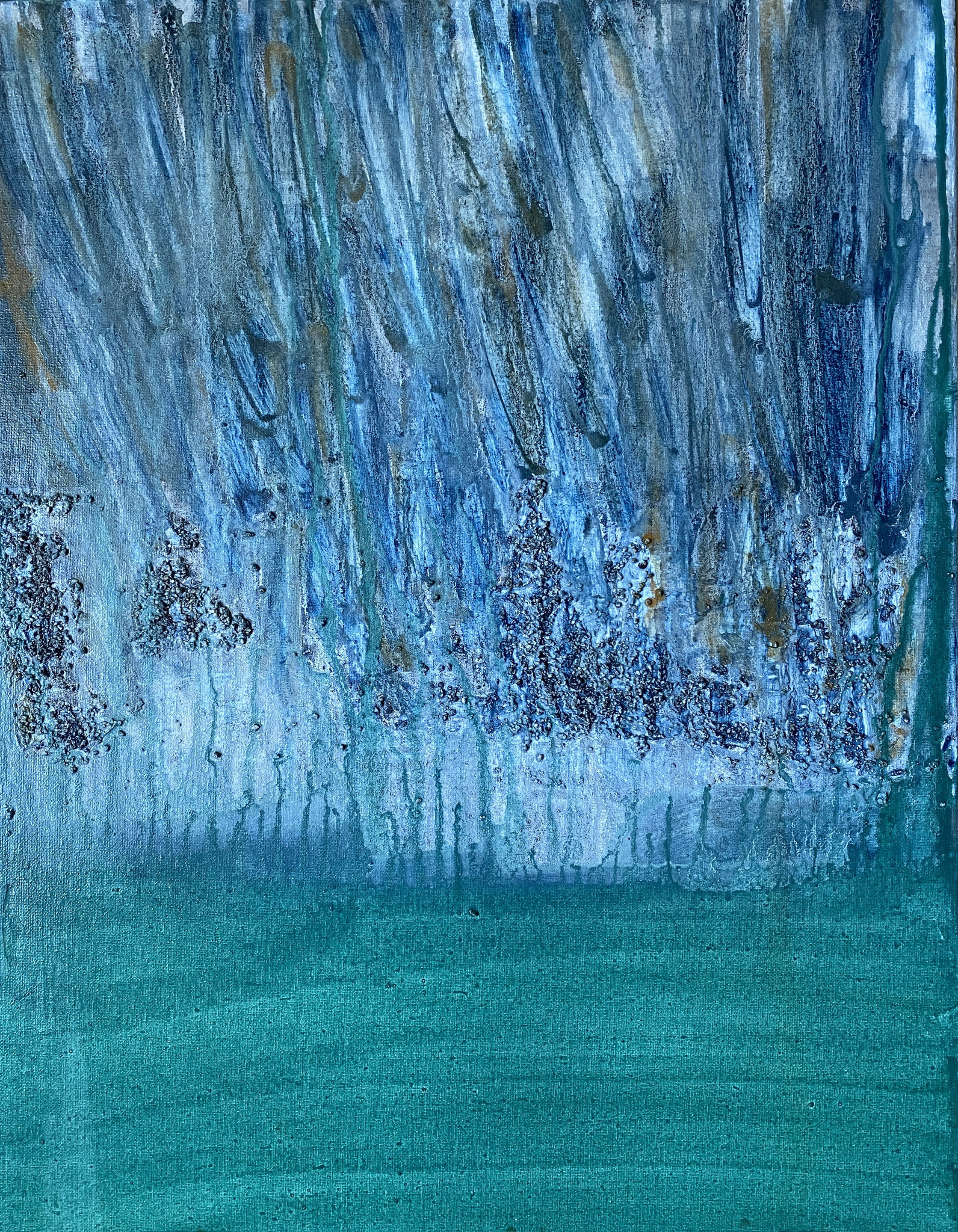 Sans titre pigments sur toile de coton - 50*40 cm 2016