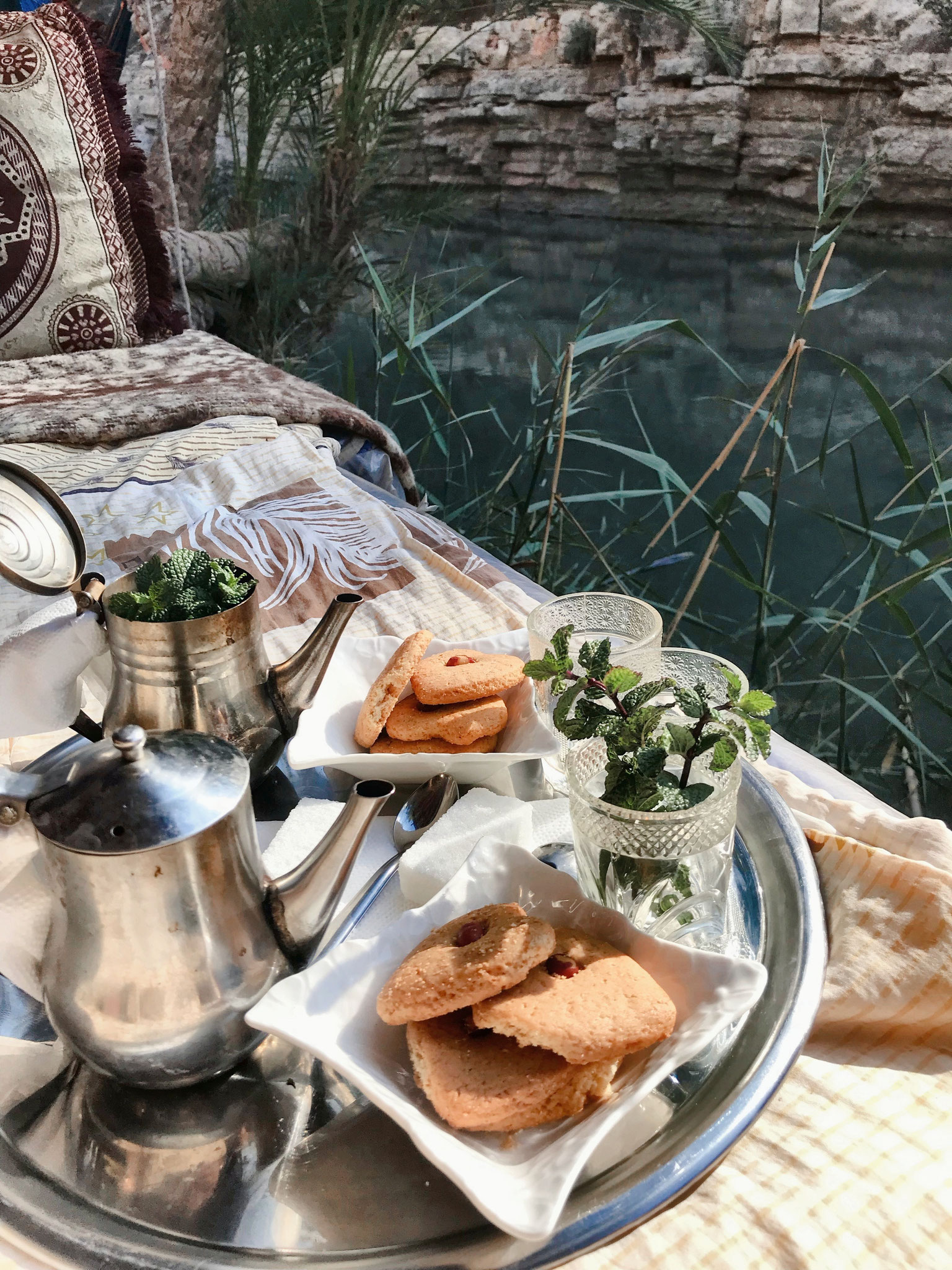 Pause: Marrokkanischer Tee