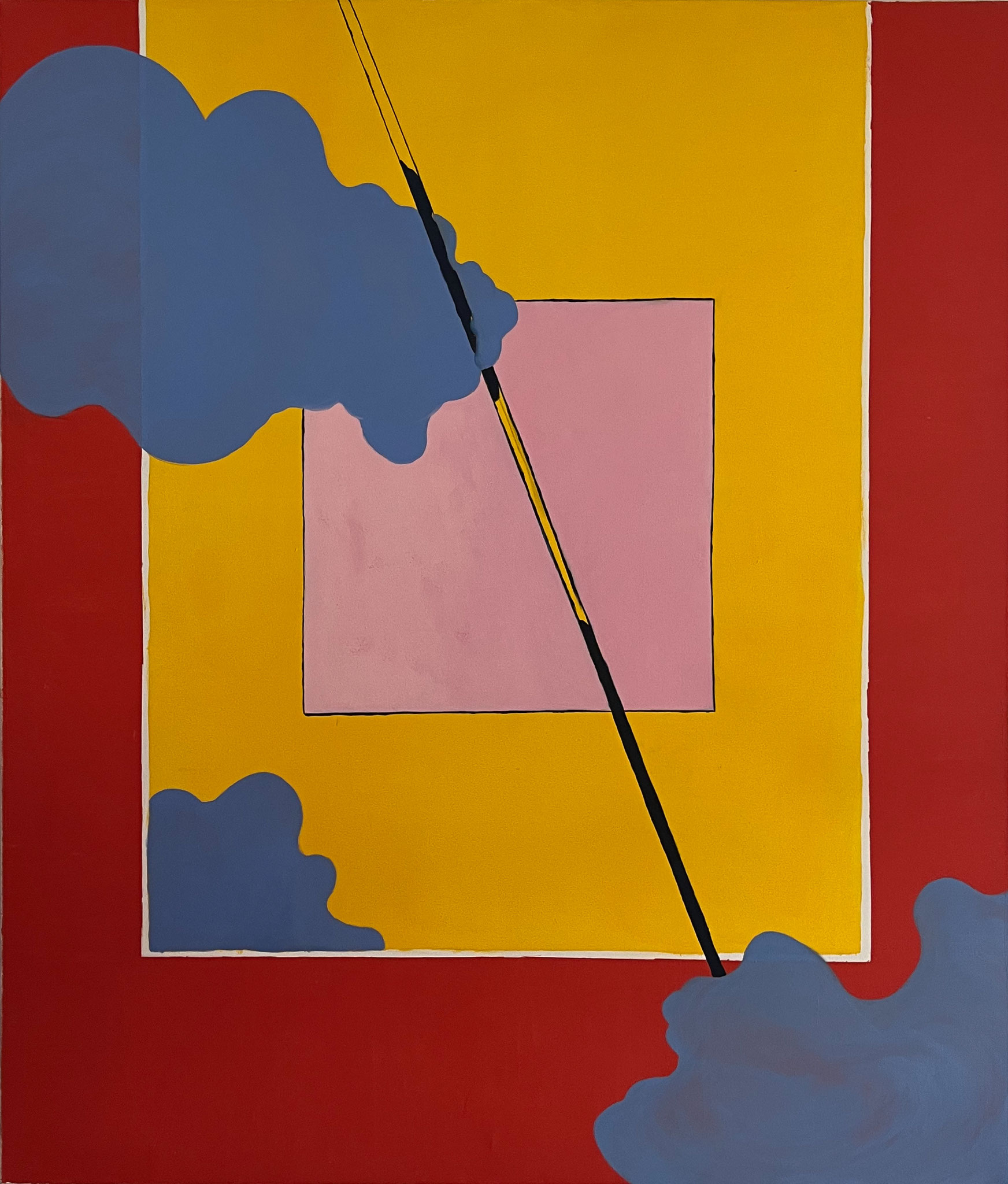 Tante 2023/25 Öl auf Leinwand 150x175