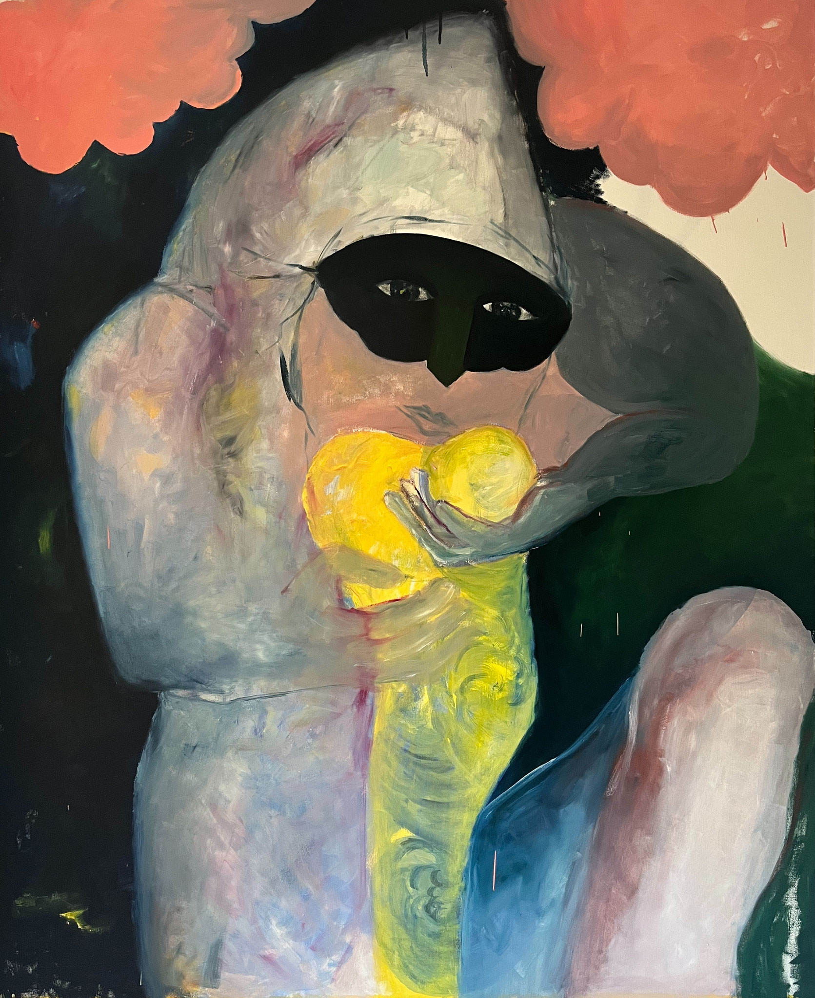 Albtraum 2025 Öl auf Leinwand 130x160 cm